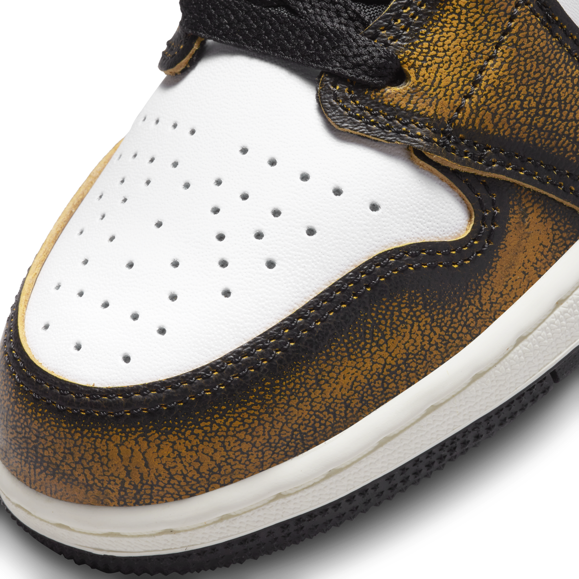 Youth Air Jordan 1 Mid SE (GS) 'Orange Wear Away'
