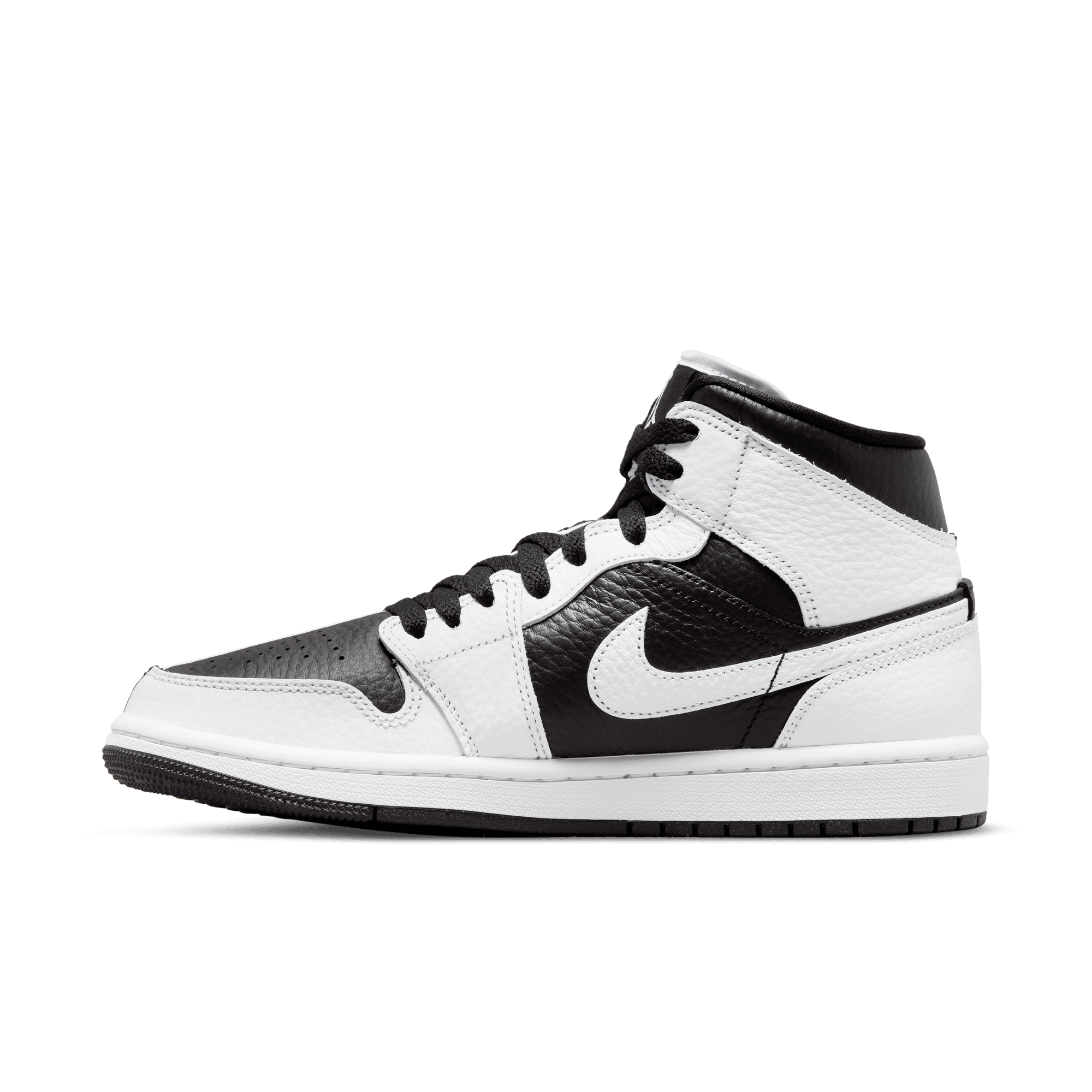 Womens Air Jordan 1 Mid 'Split-Black/White'
