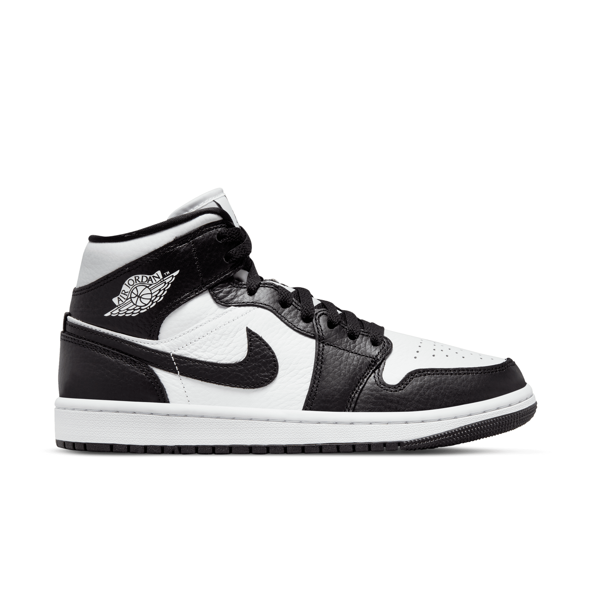 Womens Air Jordan 1 Mid 'Split-Black/White'