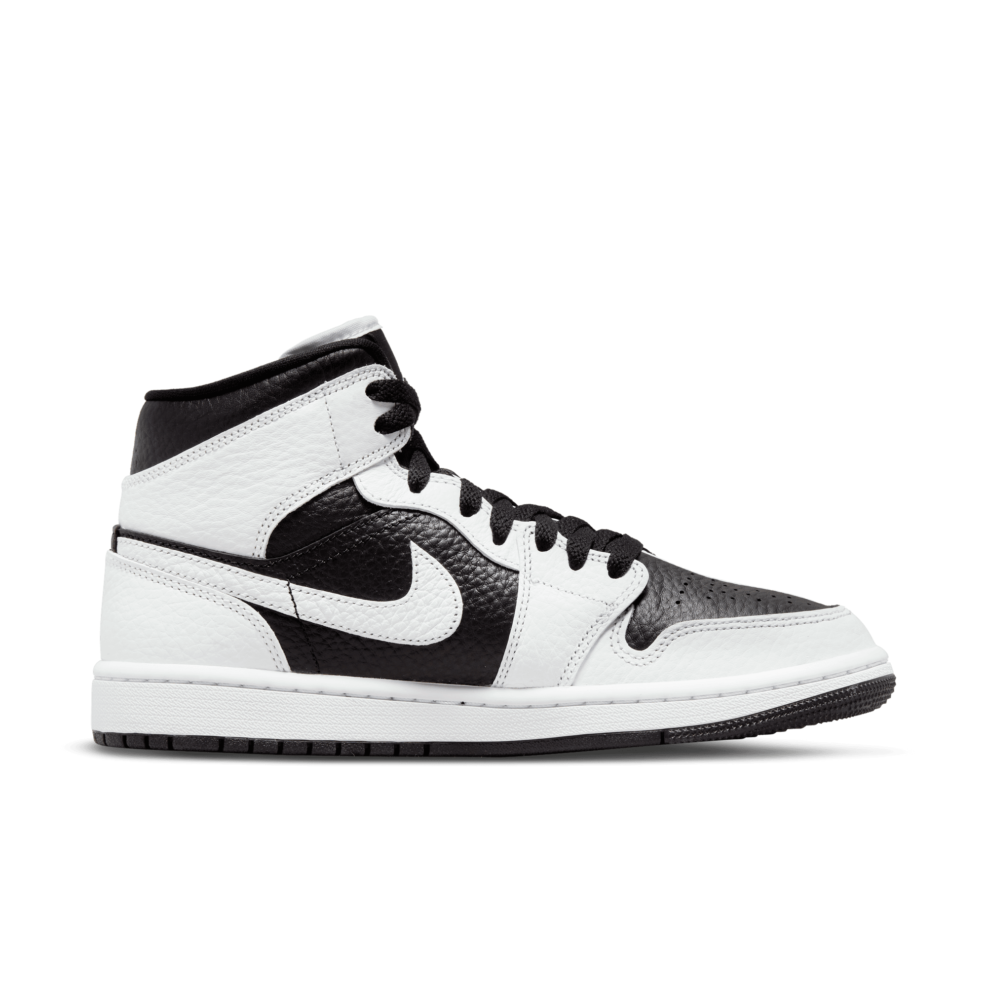 Womens Air Jordan 1 Mid 'Split-Black/White'