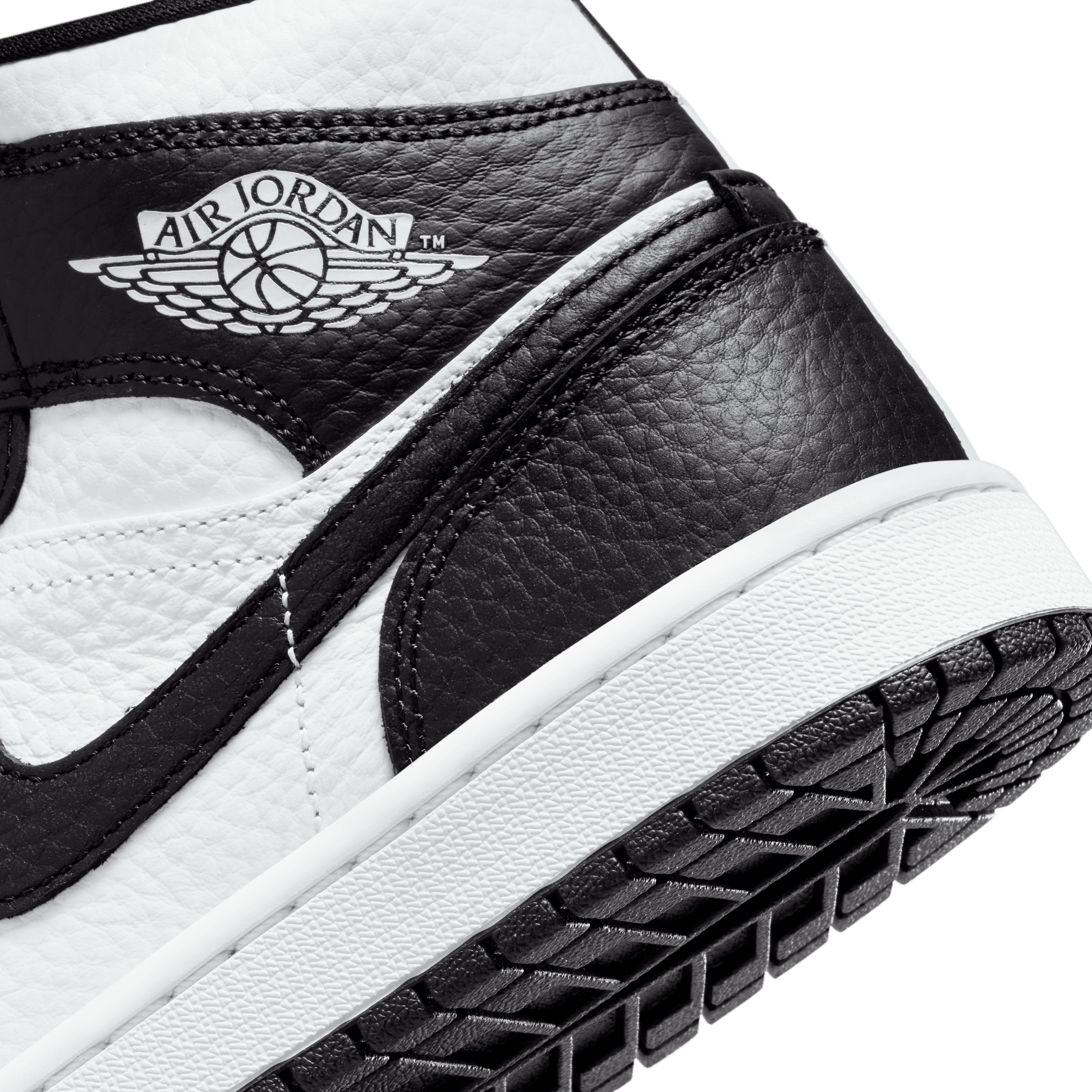 Womens Air Jordan 1 Mid 'Split-Black/White'