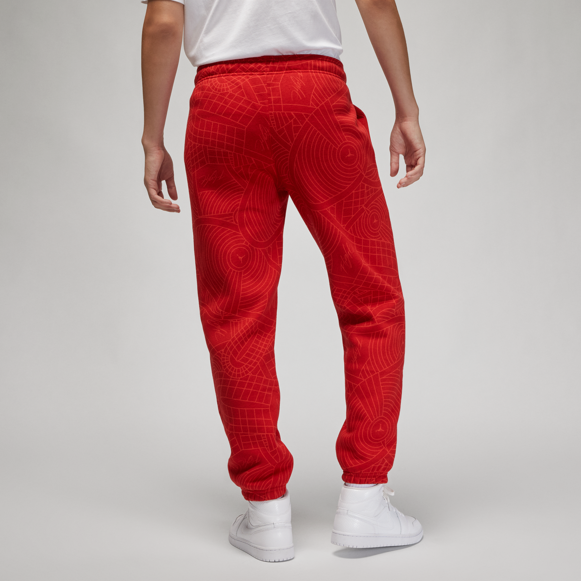 Womens Jordan Brooklyn Sweatpants 'Red'