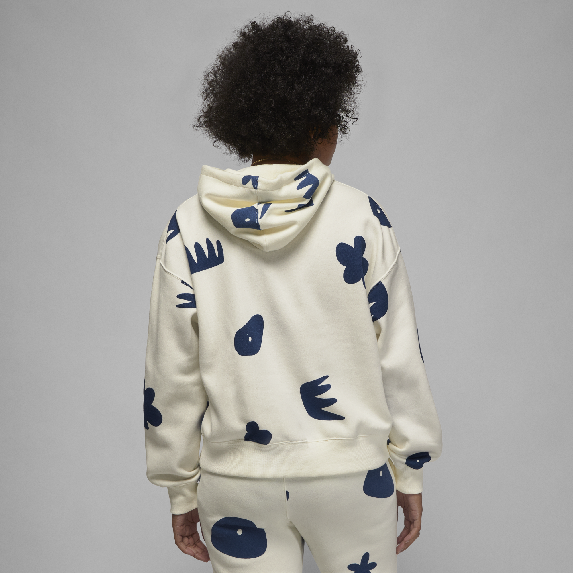 Womens Jordan Artist Series x Mia Lee Fleece Hoodie 'Sail'