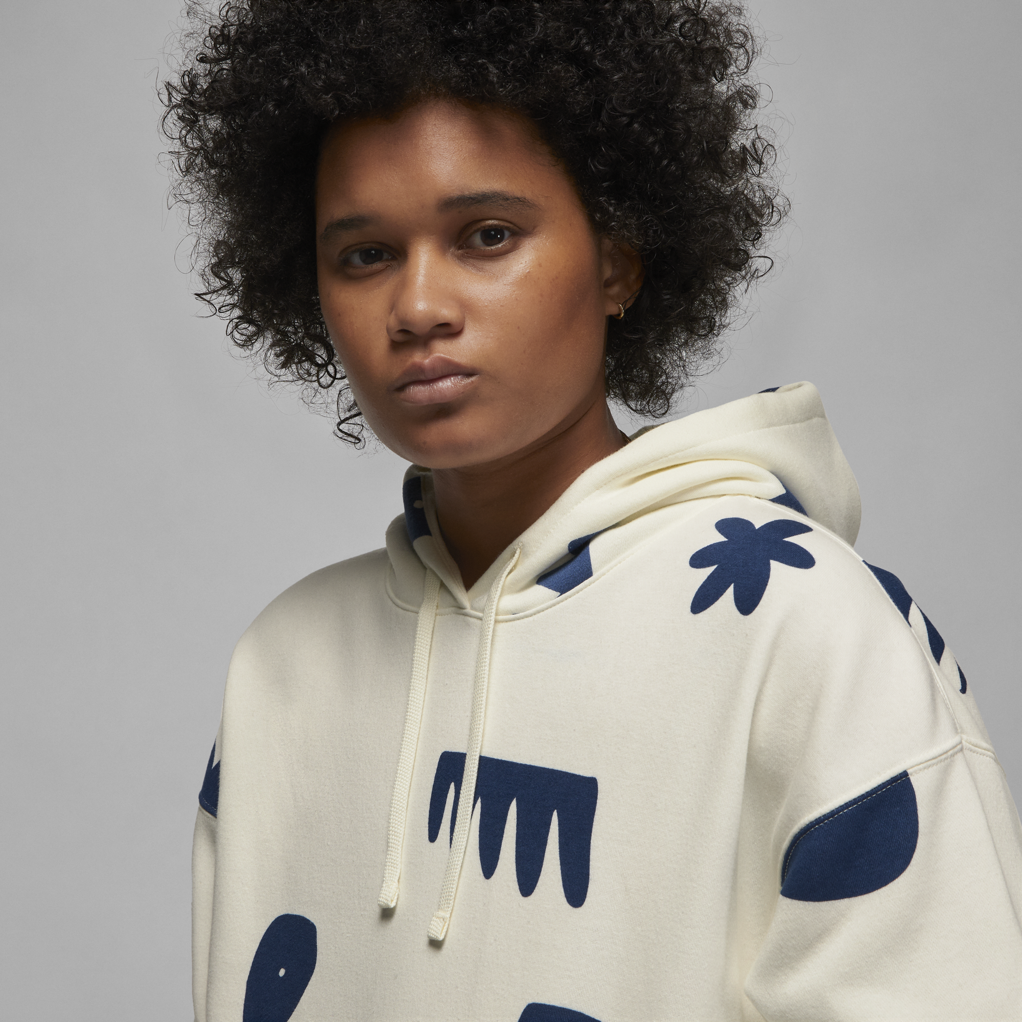 Womens Jordan Artist Series x Mia Lee Fleece Hoodie 'Sail'