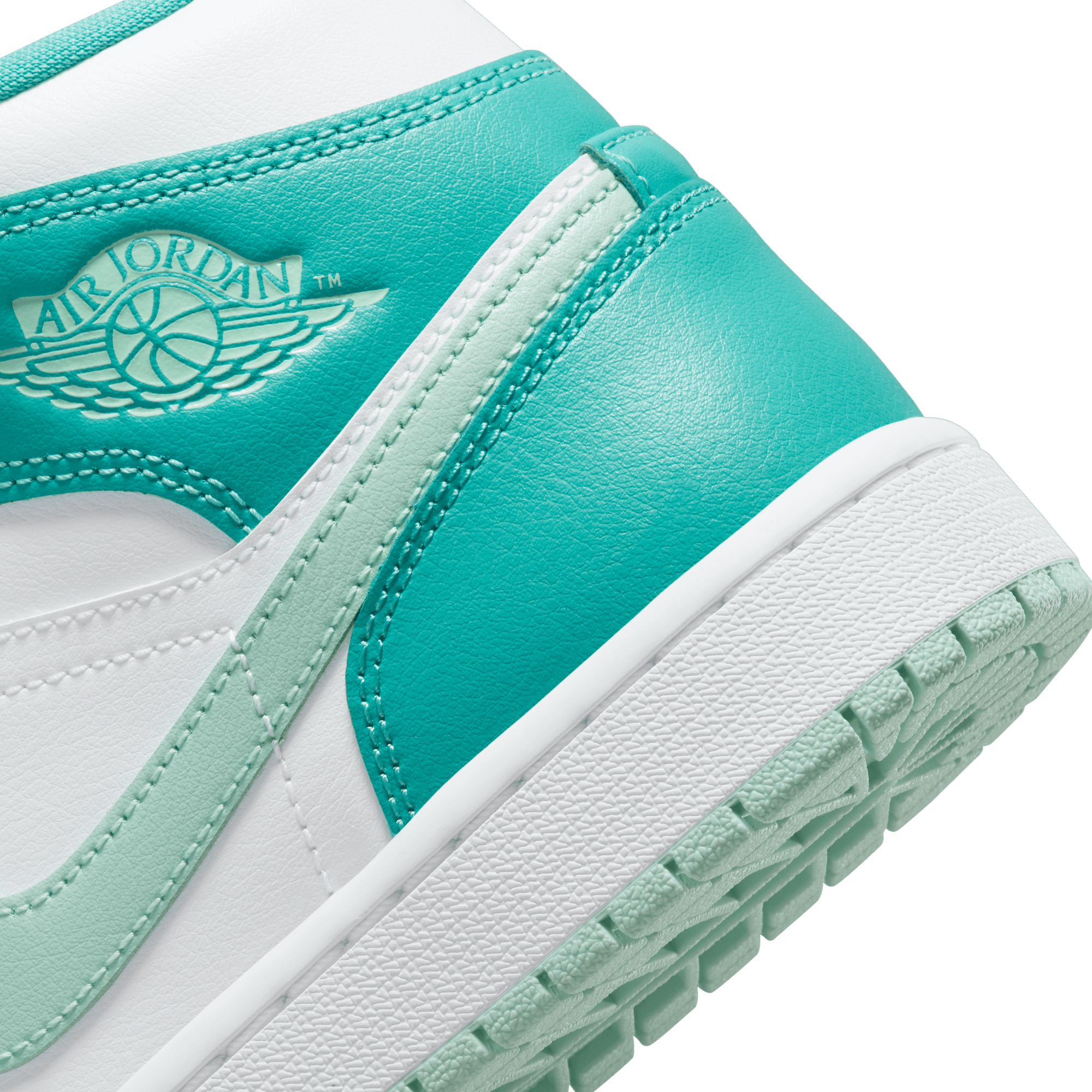 Womens Air Jordan 1 Mid 'Washed Teal'