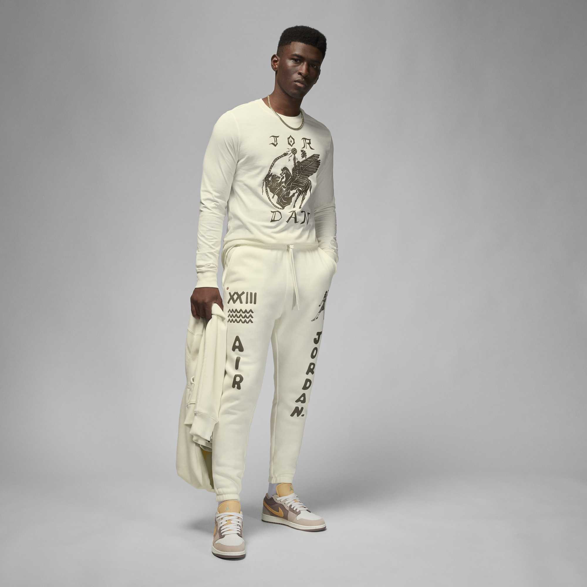 Jordan Artist Series by Umar Rashid Long Sleeve T-Shirt 'Sail'