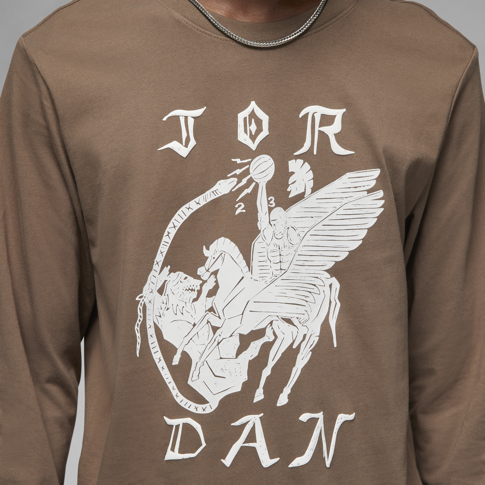 Jordan Artist Series by Umar Rashid Long Sleeve T-Shirt 'Palomino'