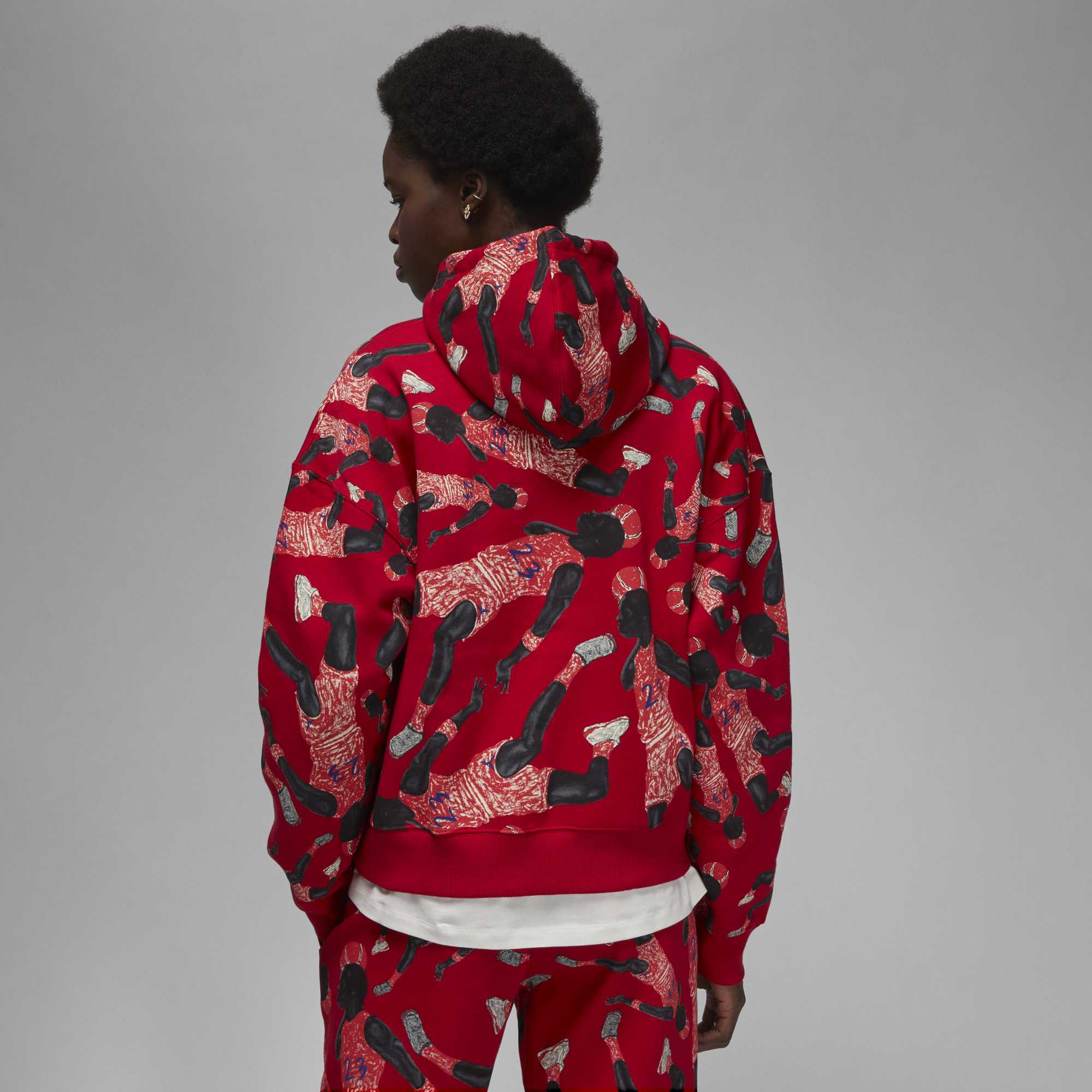 Jordan Artist Series by Packer Duncan Hoodie 'Red'