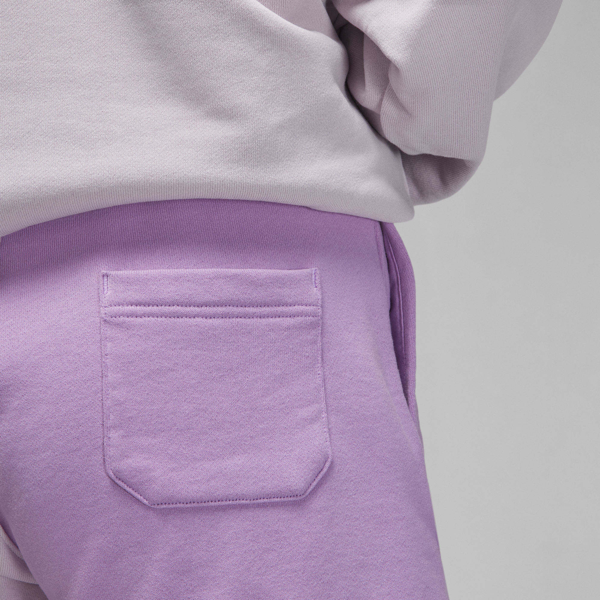 Womens Jordan Flight Fleece Shorts 'Violet Shock'