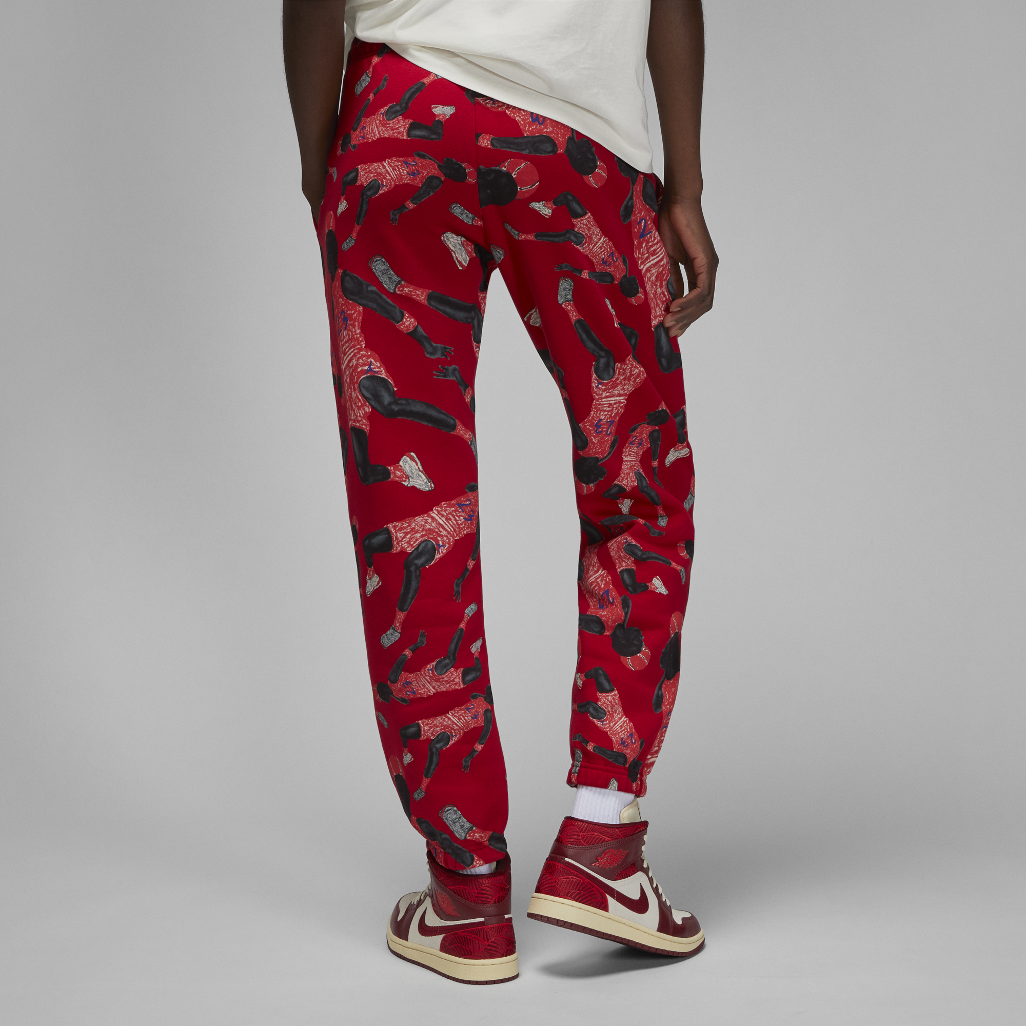 Jordan Artist Series by Packer Duncan Sweatpants 'Red'