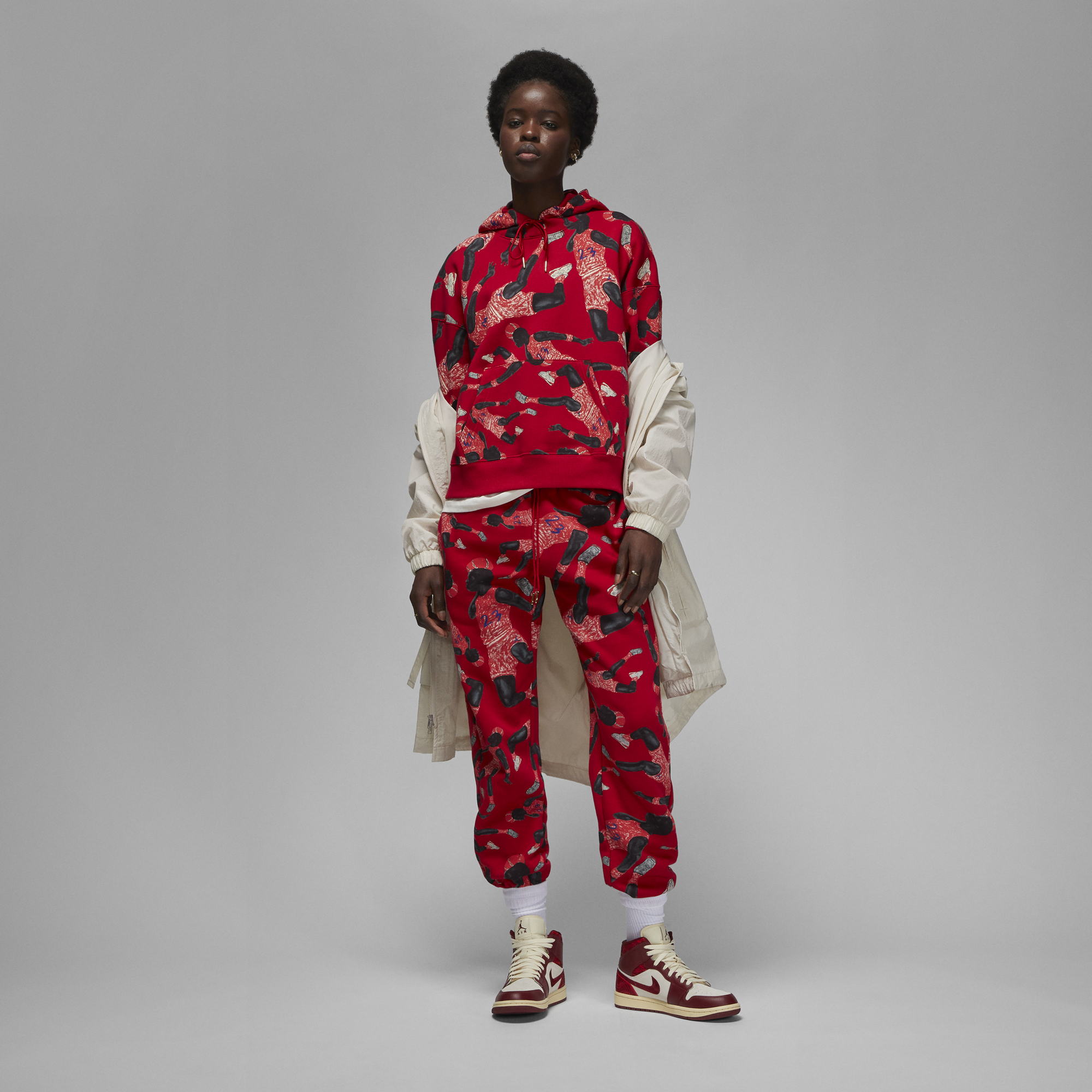 Jordan Artist Series by Packer Duncan Sweatpants 'Red'