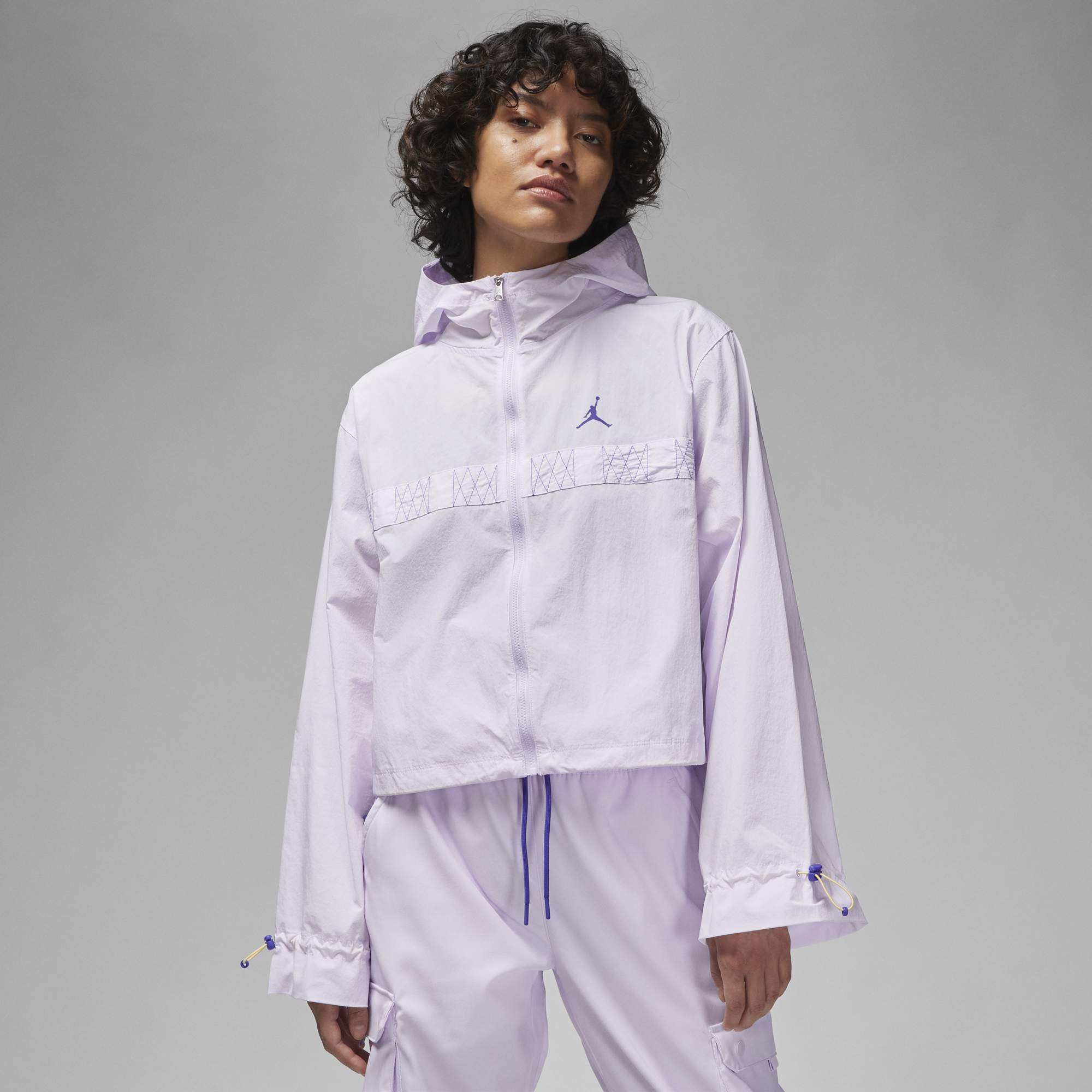 Womens Jordan Sport Lightweight Jacket 'Barely Grape'