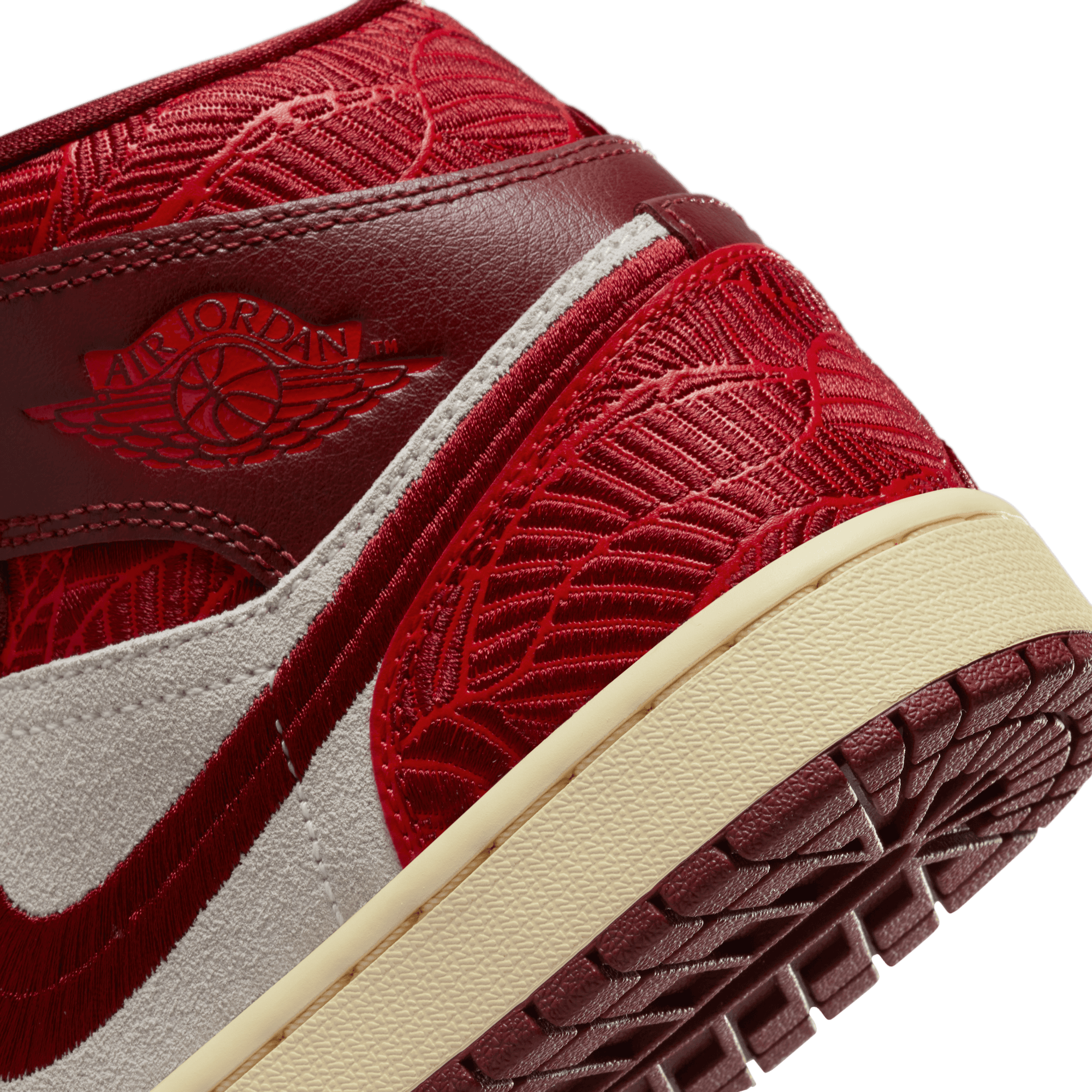 Womens Air Jordan 1 Mid SE 'Tiki Leaf'