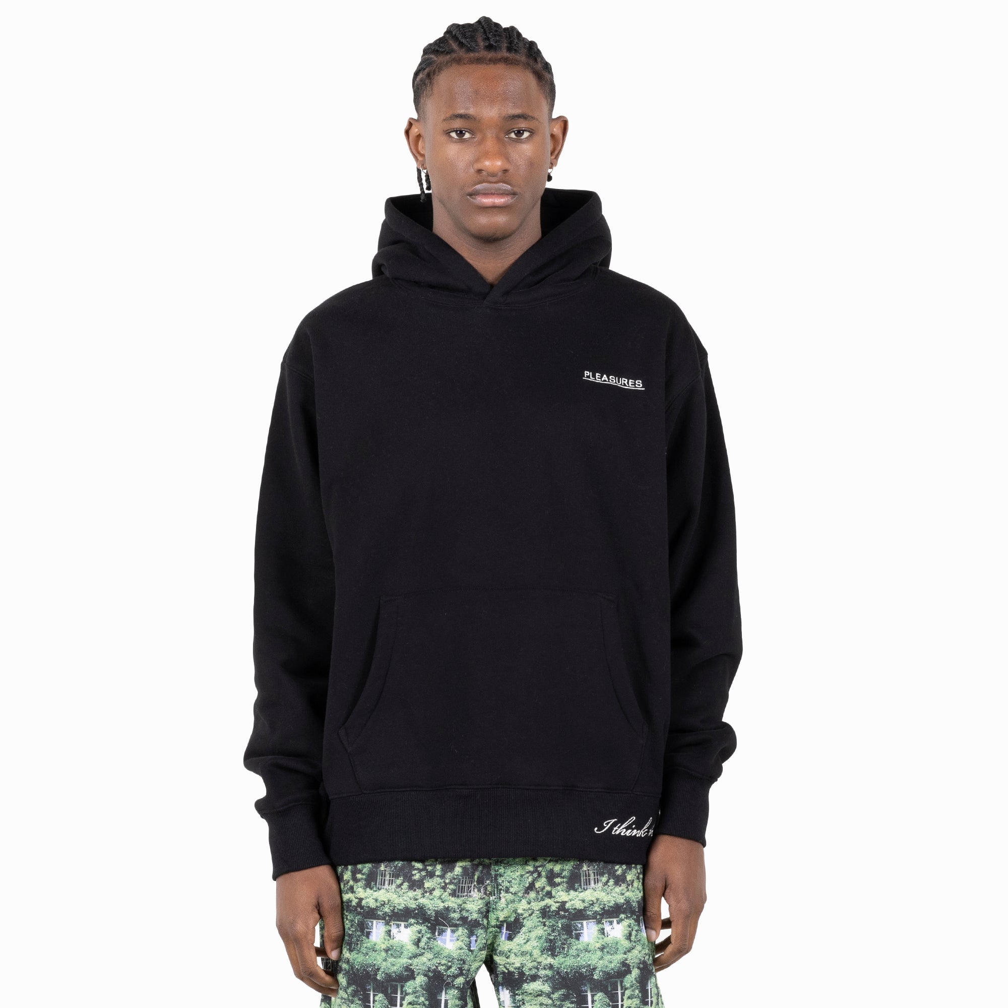 Pleasures Discourse Hoodie 'Black'