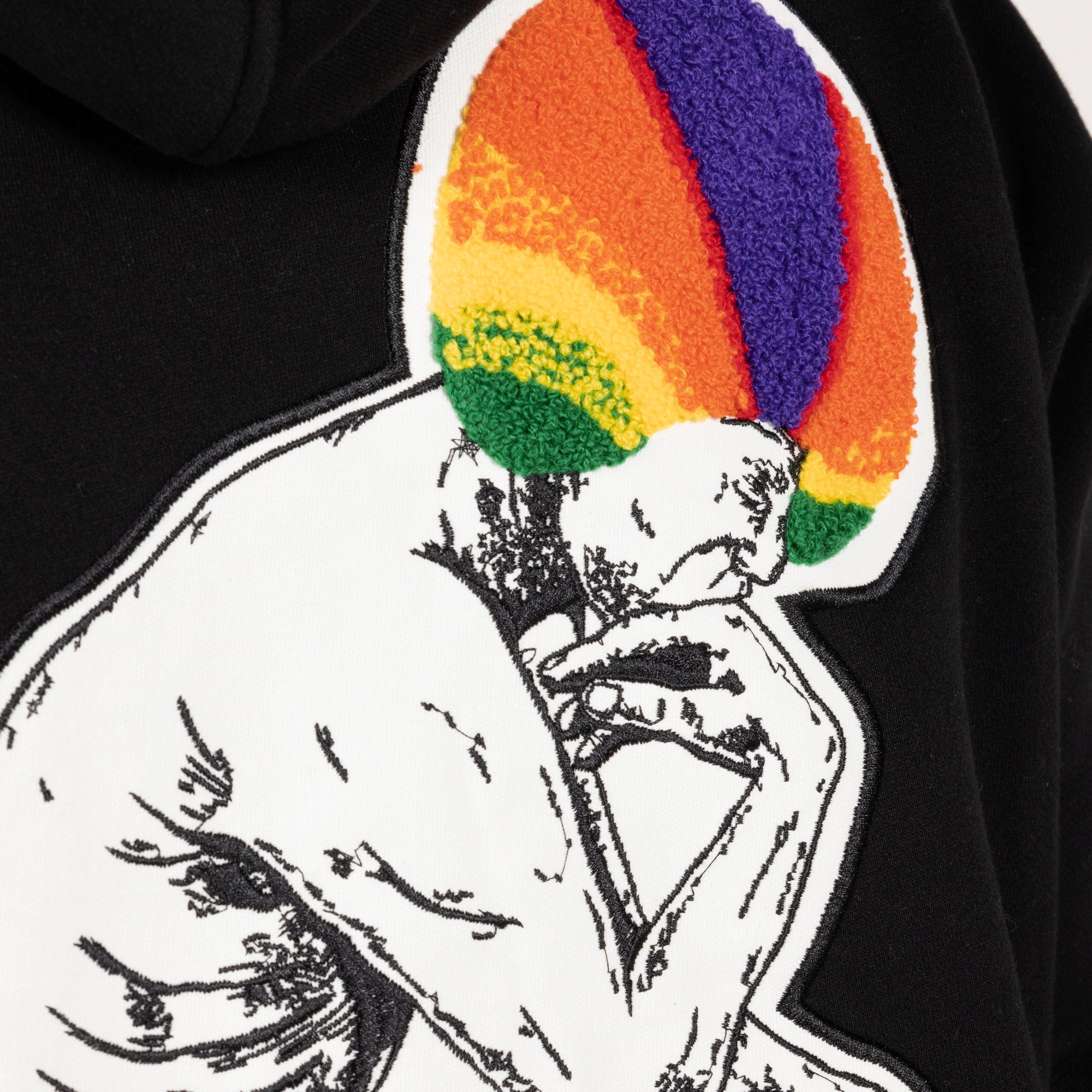 Pleasures Discourse Hoodie 'Black'