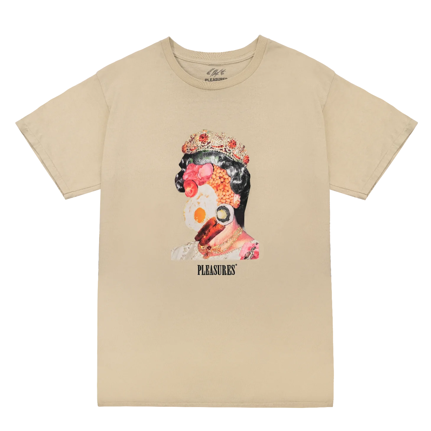 Pleasures English Breakfast T-Shirt 'Natural'