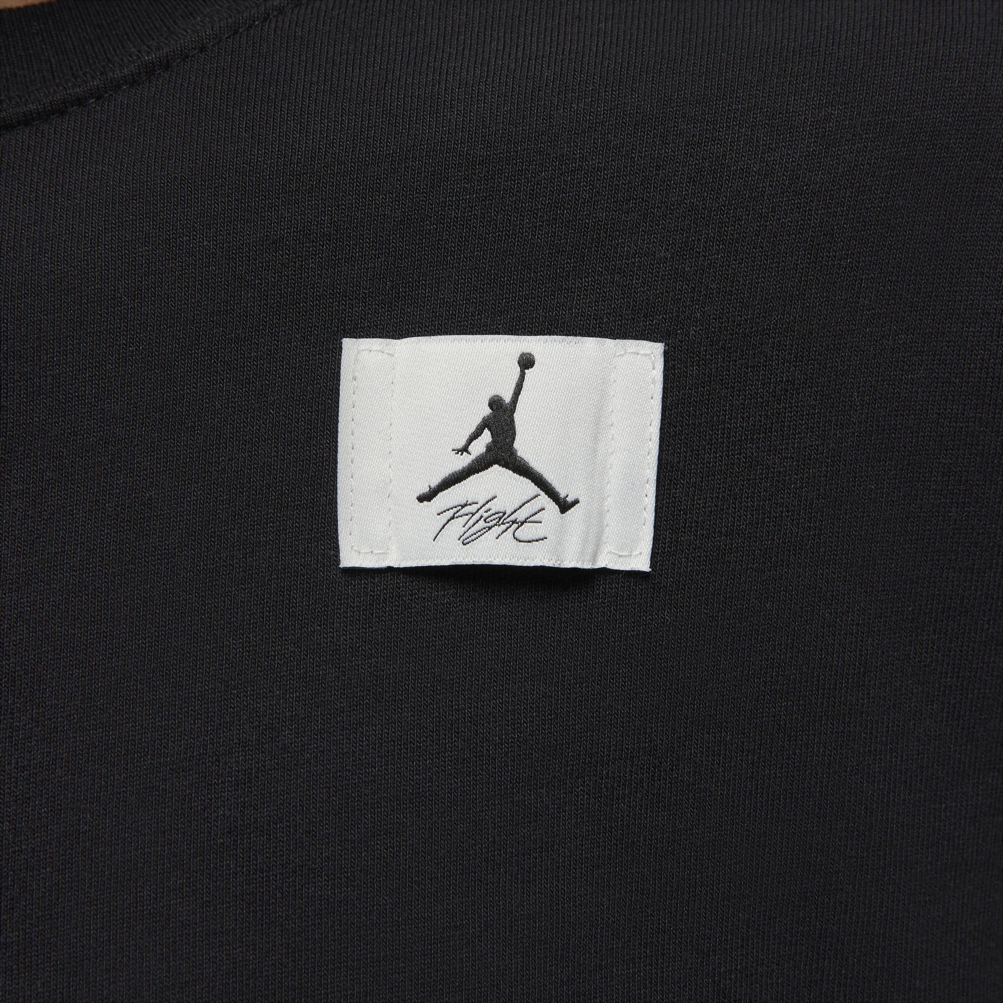 Womens Jordan Flight Cropped Crewneck 'Black'