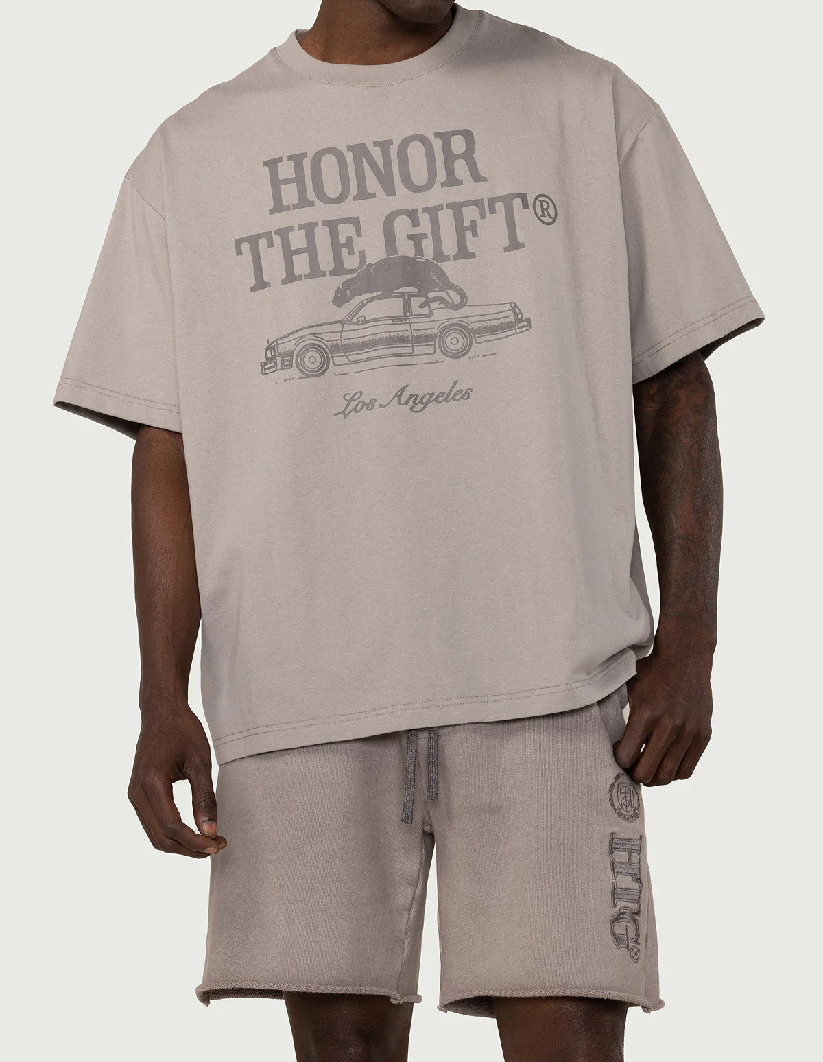 Honor The Gift HTG Pack T-Shirt 'Grey'