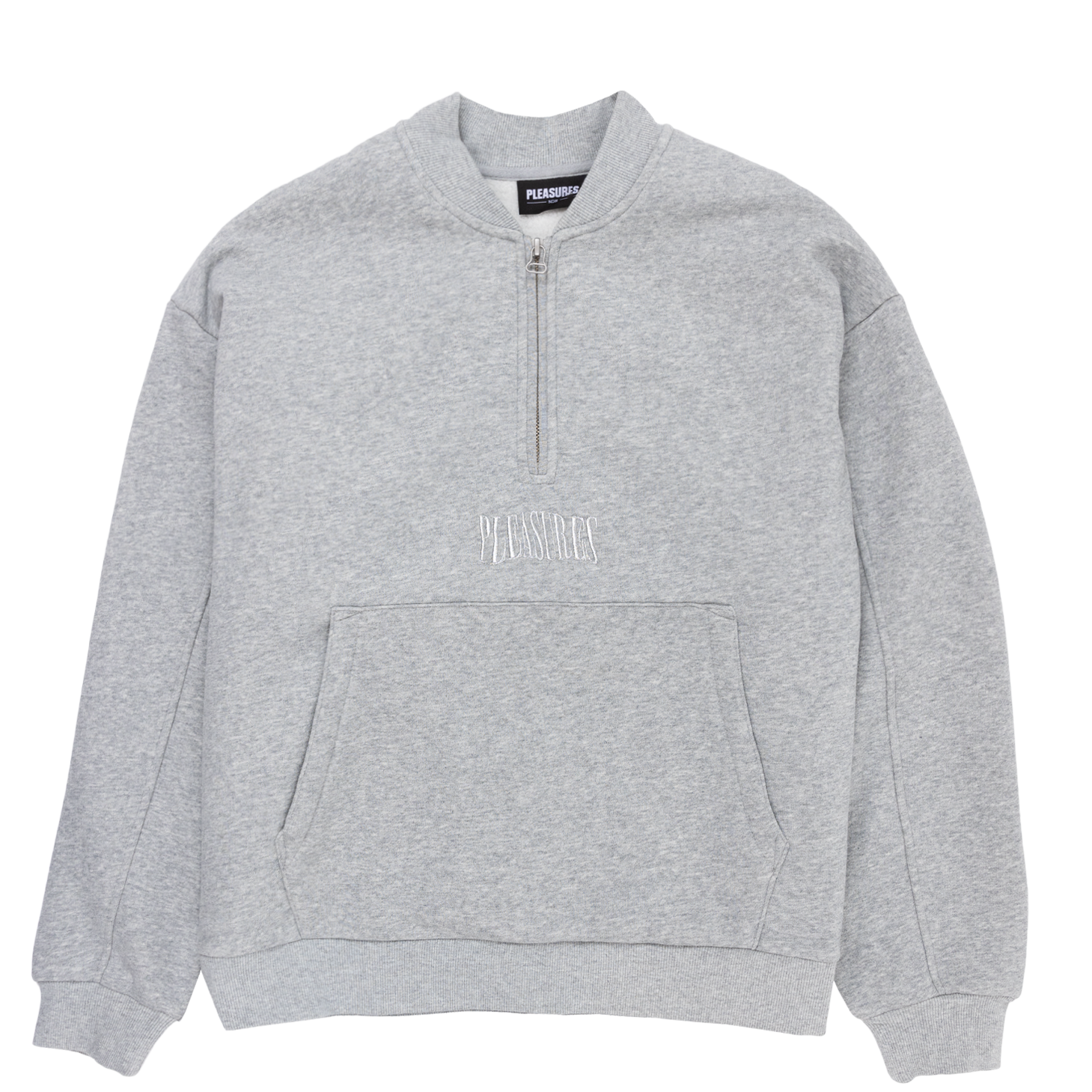 Pleasures Karat Quarter Zip Fleece 'Gray'