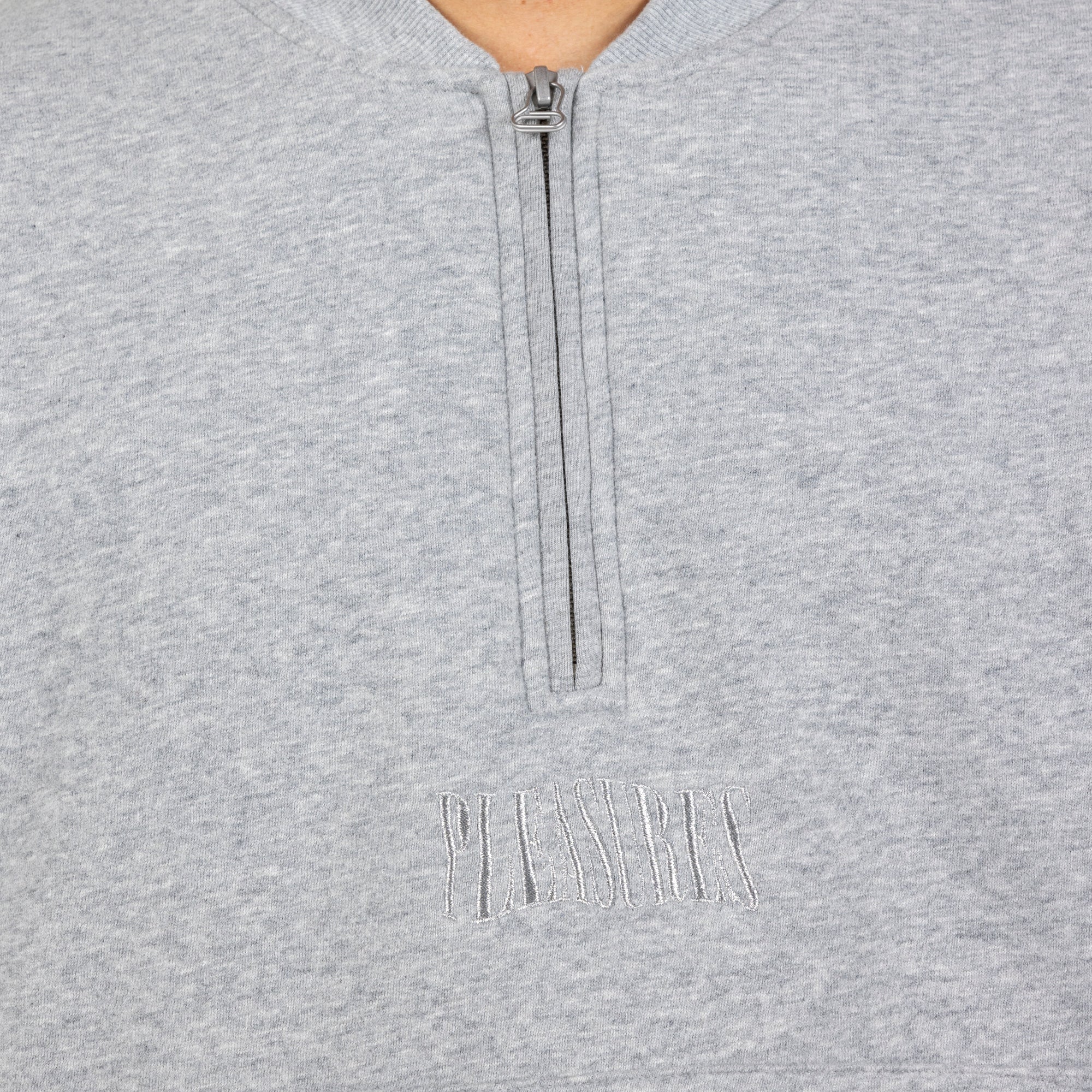 Pleasures Karat Quarter Zip Fleece 'Gray'