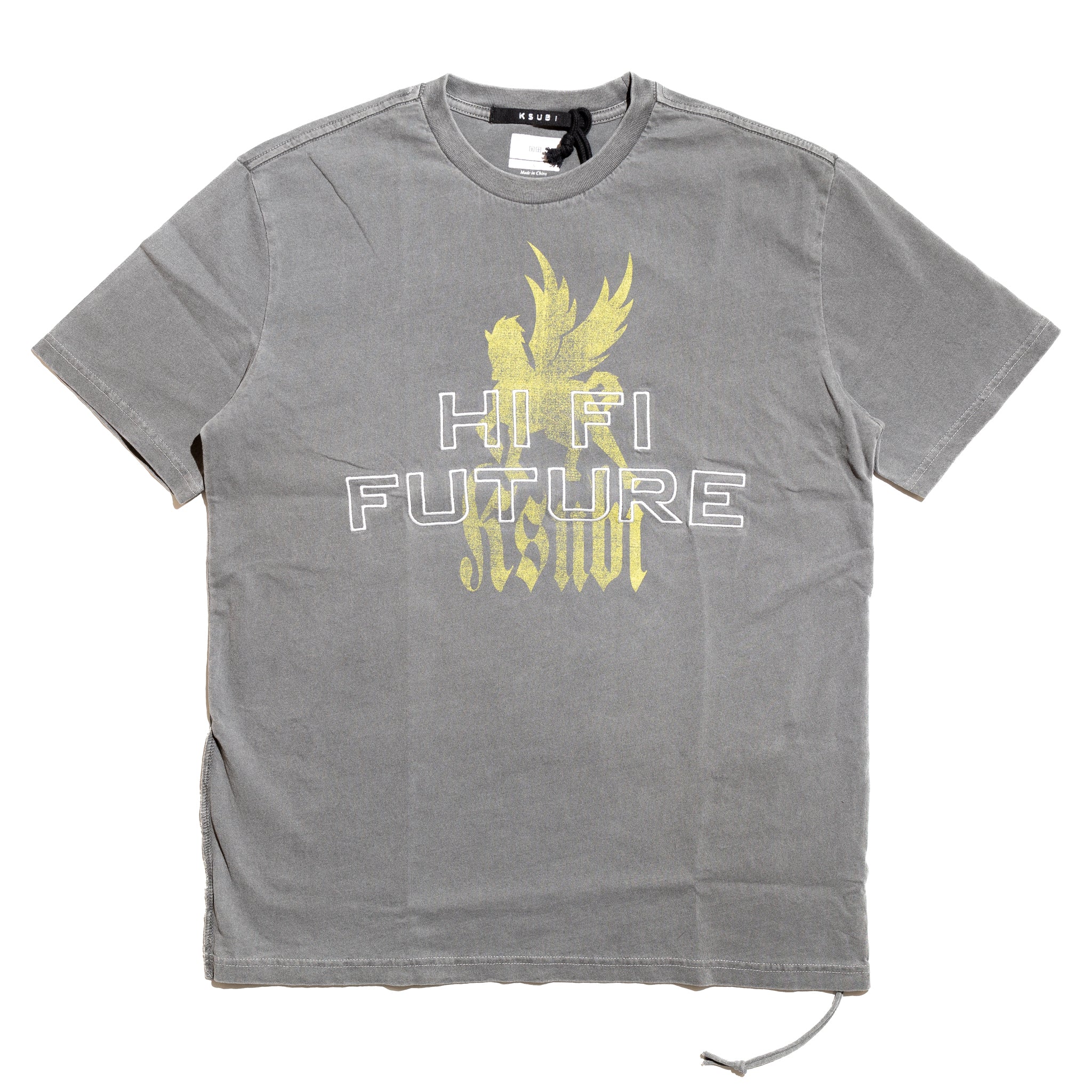 Ksubi High Horse Kash SS Tee in Grey