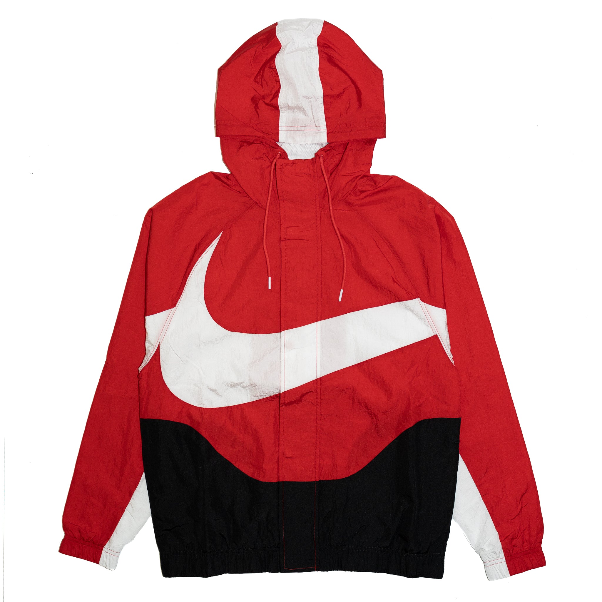 Nike Men's Long-Sleeve Woven Coach Jacket XL / University Red/University Red/White