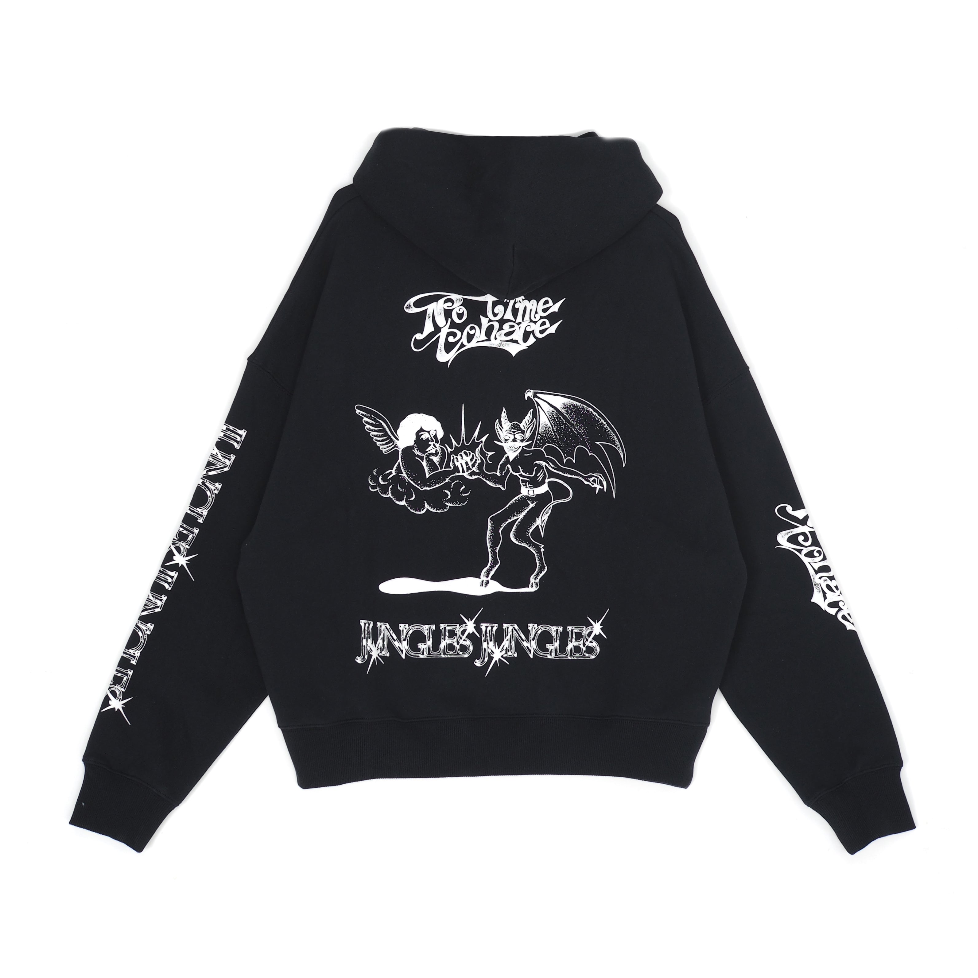 Jungles JUNGLES No Time to Hate Embroidered Hoodie 'Black'