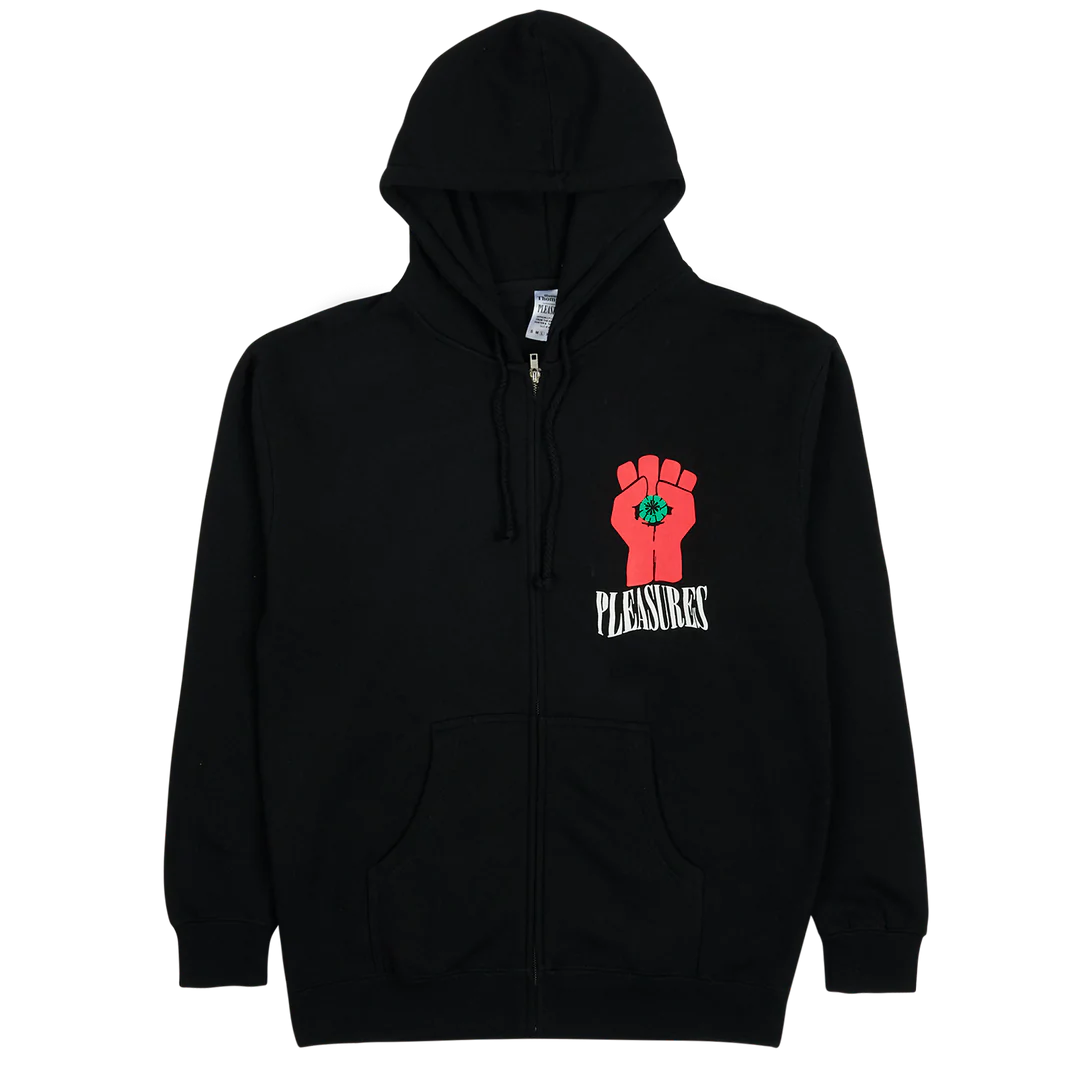 Pleasures HST Zip Hoodie 'Black'