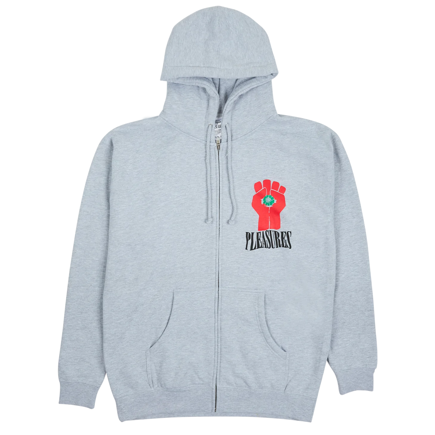 Pleasures HST Zip Hoodie 'Heather Grey'
