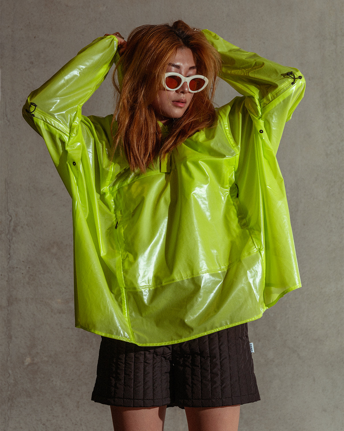 RAINS Ultralight Anorak 'Digital Lime'