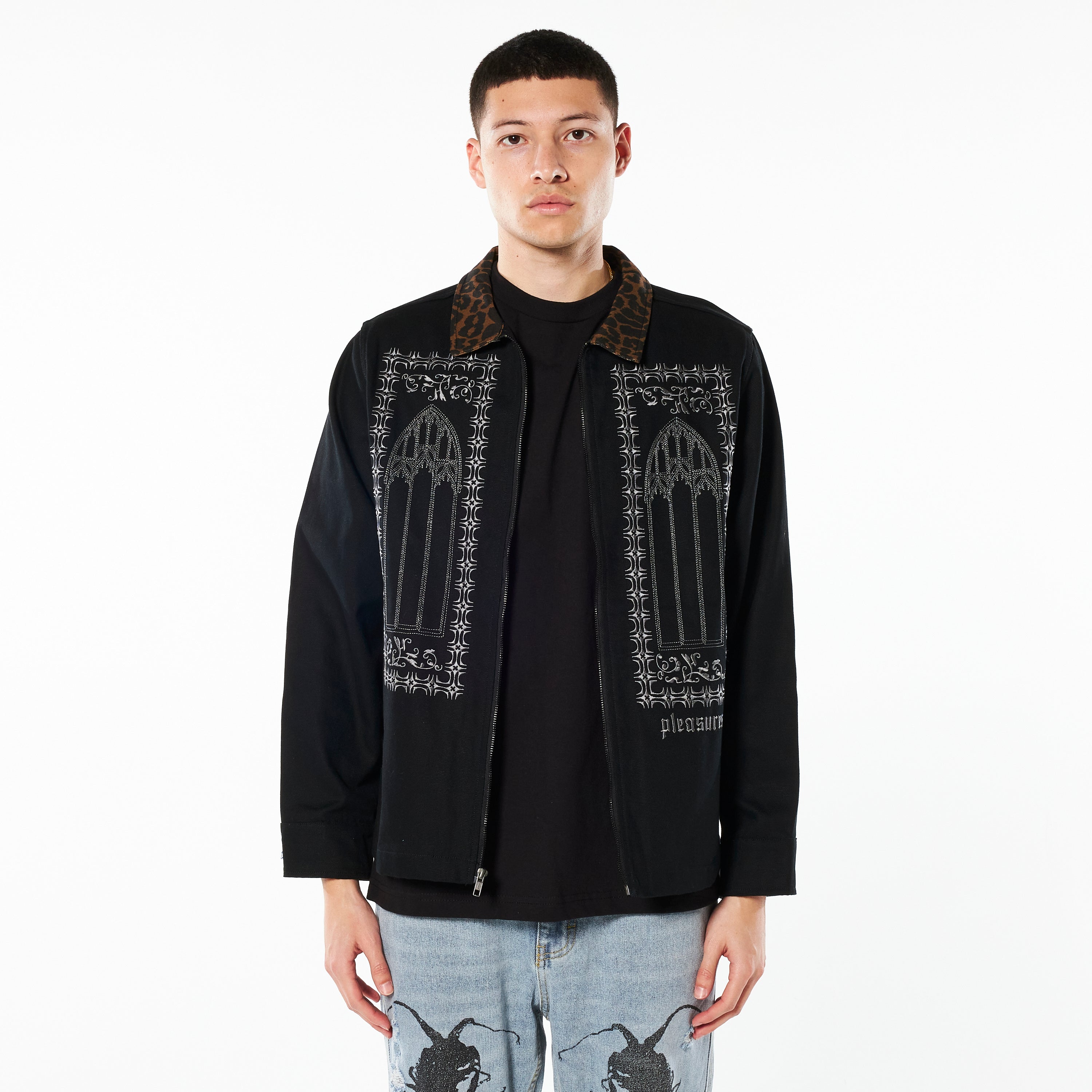 Pleasures Friction Work Jacket 'Black'