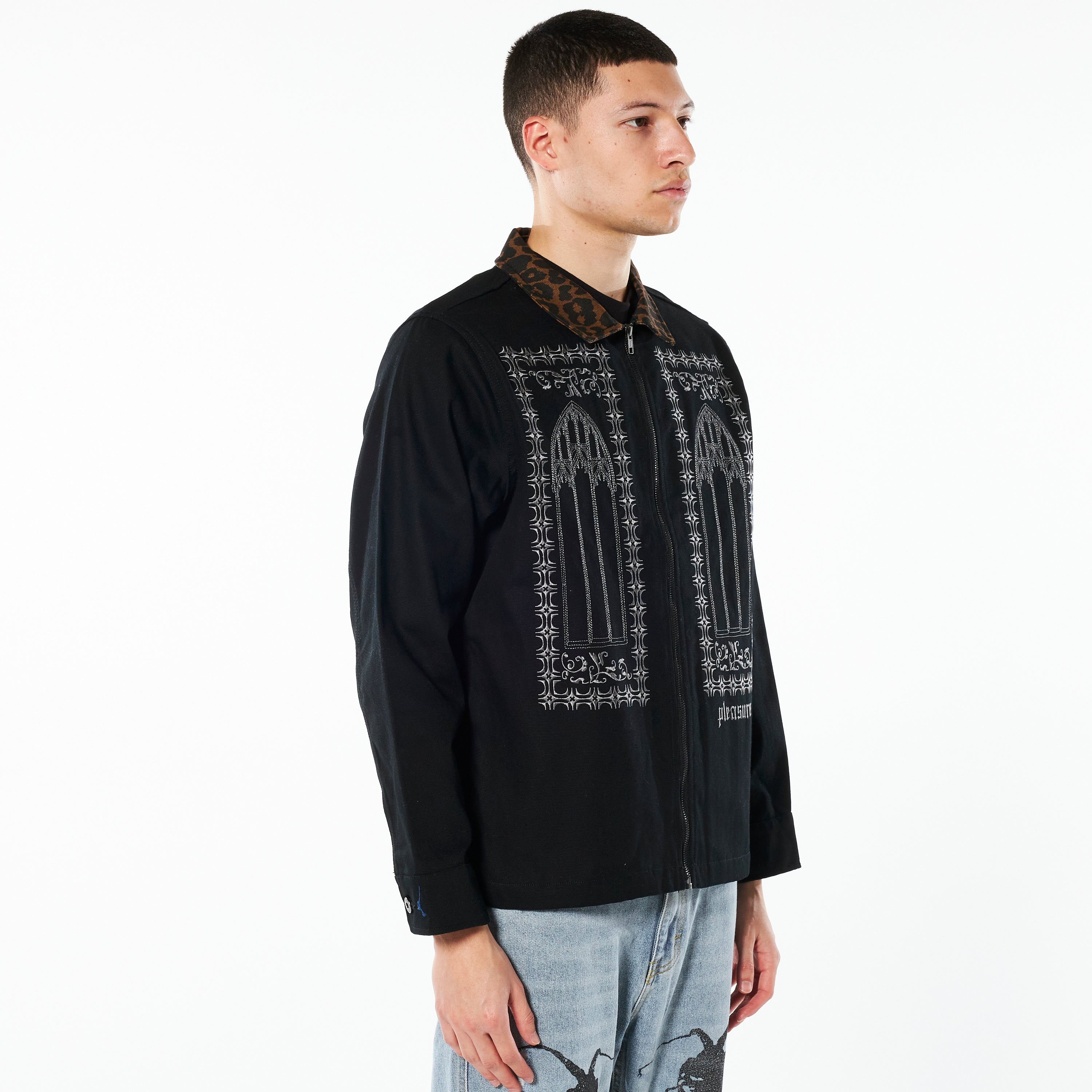 Pleasures Friction Work Jacket 'Black'