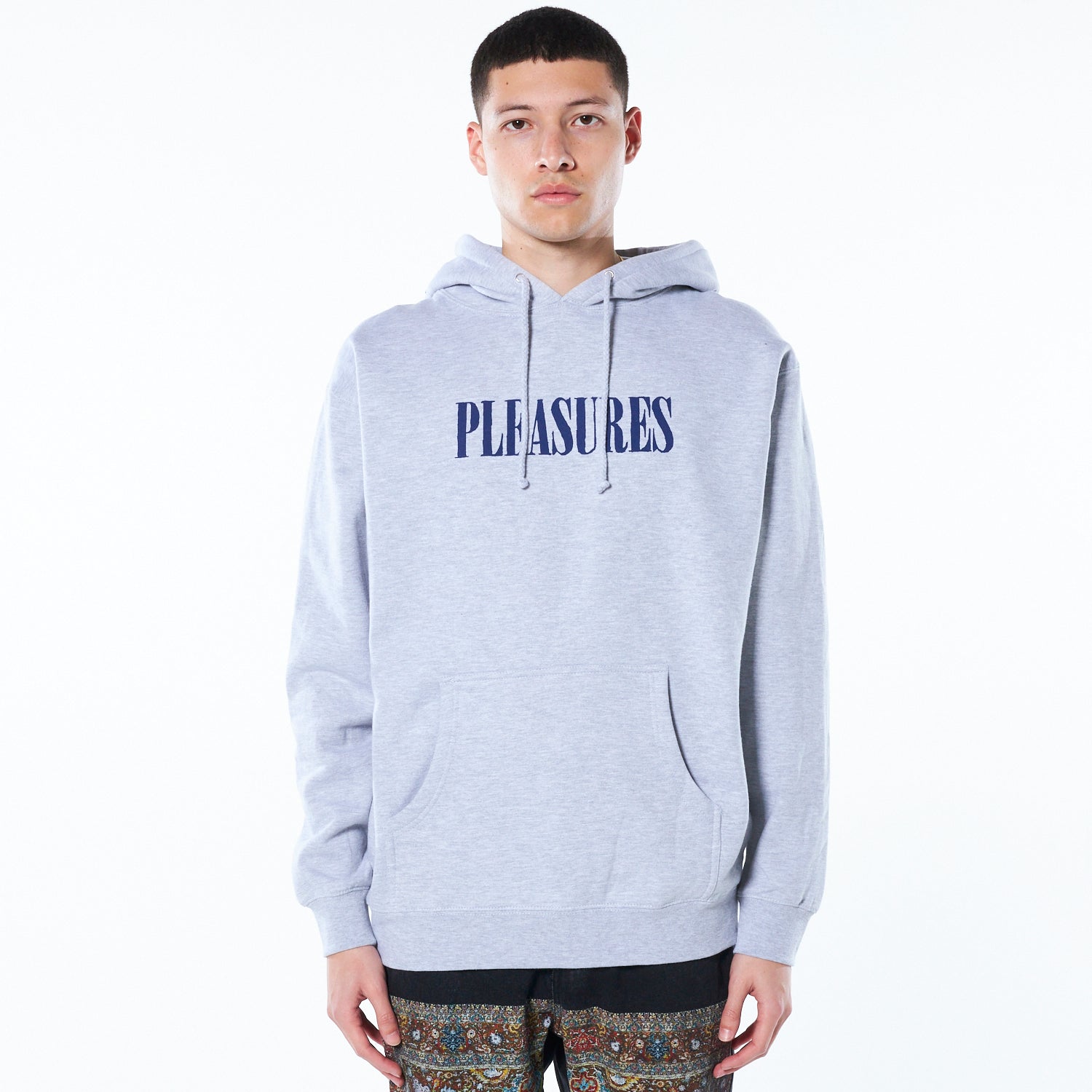 Pleasures Tickle Logo Hoodie 'Grey'