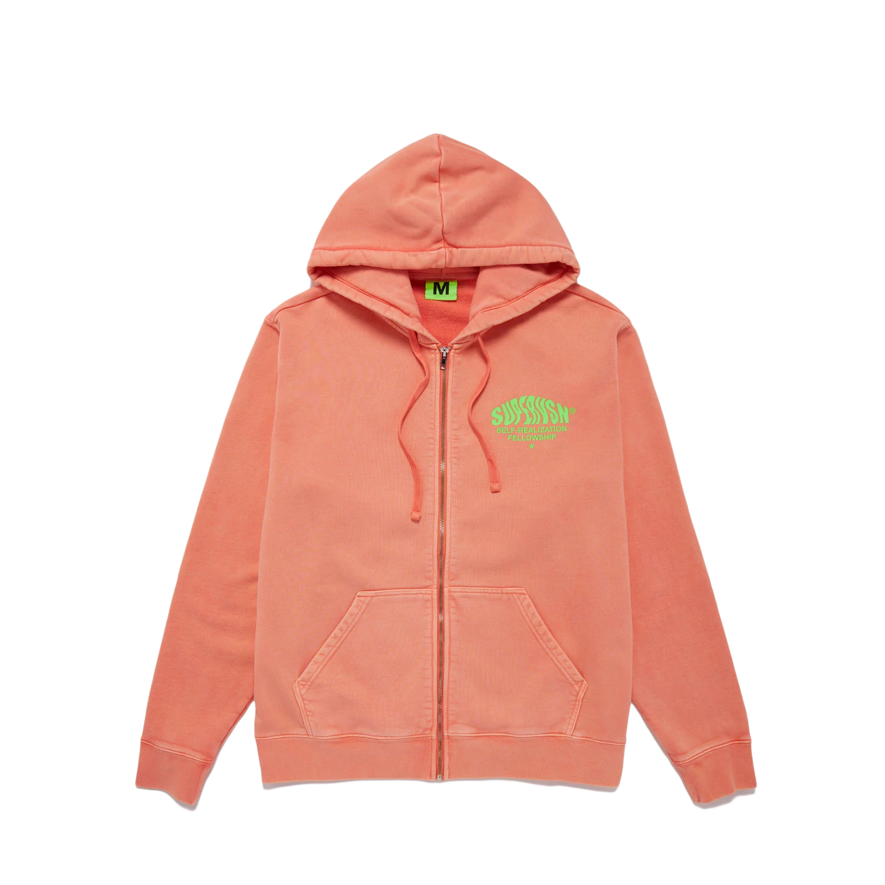SUPERVSN Studio Flare Zip-Up Hoodie 'Salmon'