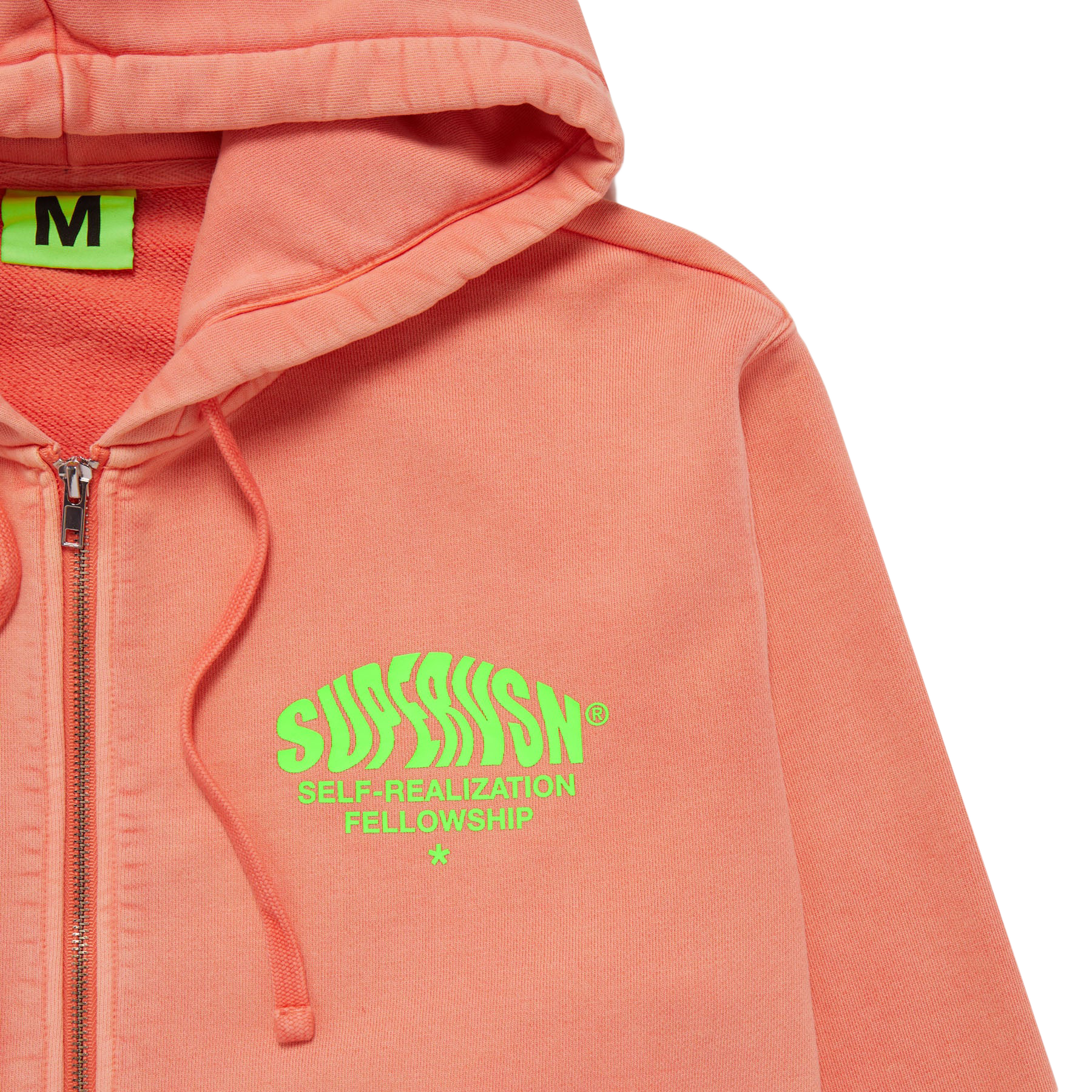 SUPERVSN Studio Flare Zip-Up Hoodie 'Salmon'