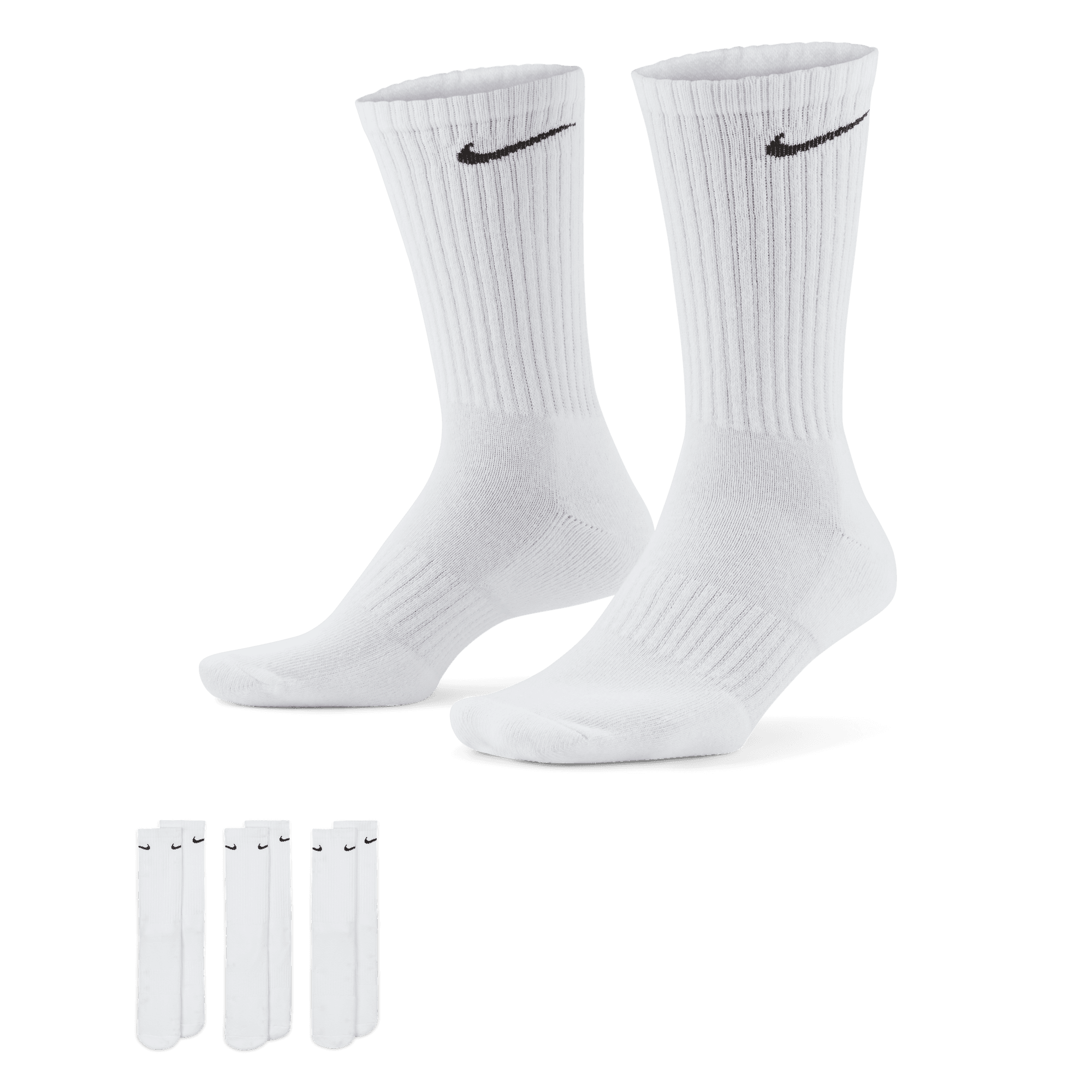 Nike Everyday Cushioned Socks Three Pack 'White'