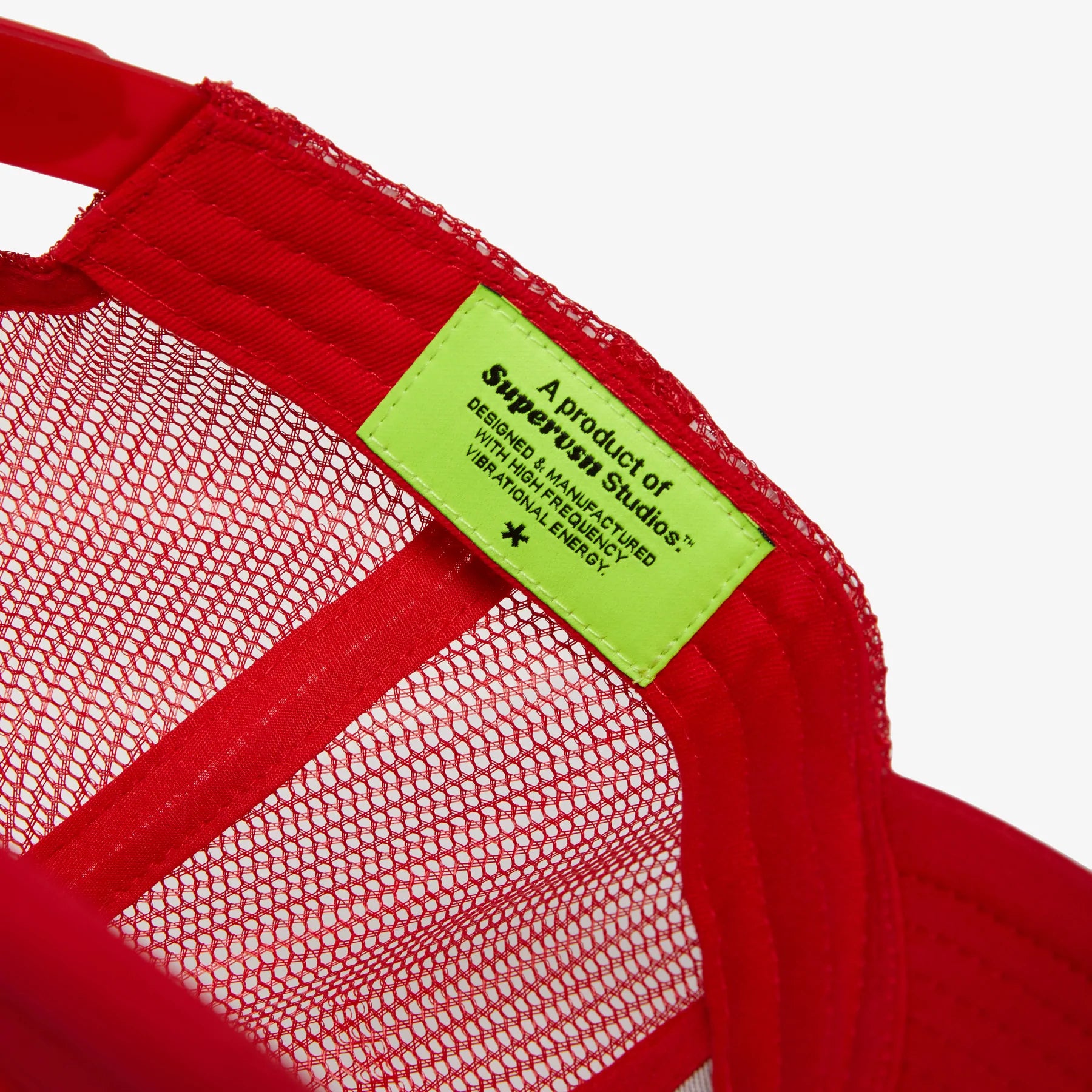 SUPERVSN Studio Legend Trucker Hat 'Red'