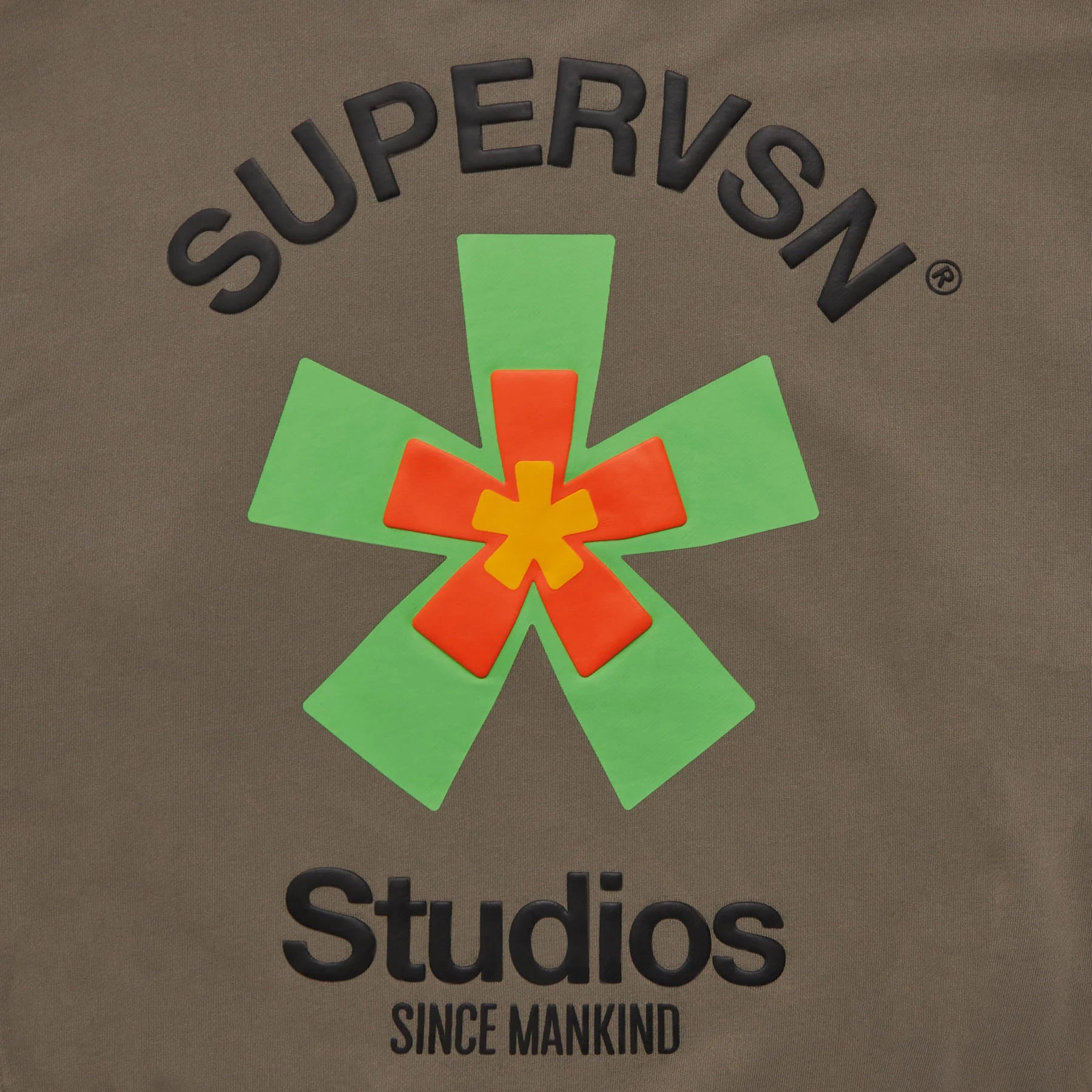 SUPERVSN Studio Starburst Crewneck Sweatshirt ' Brown'
