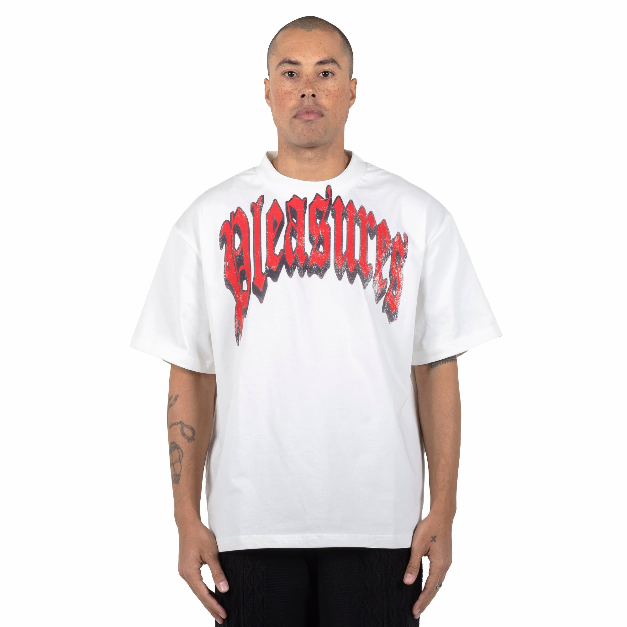 Pleasures Twitch Heavyweight T-Shirt 'White