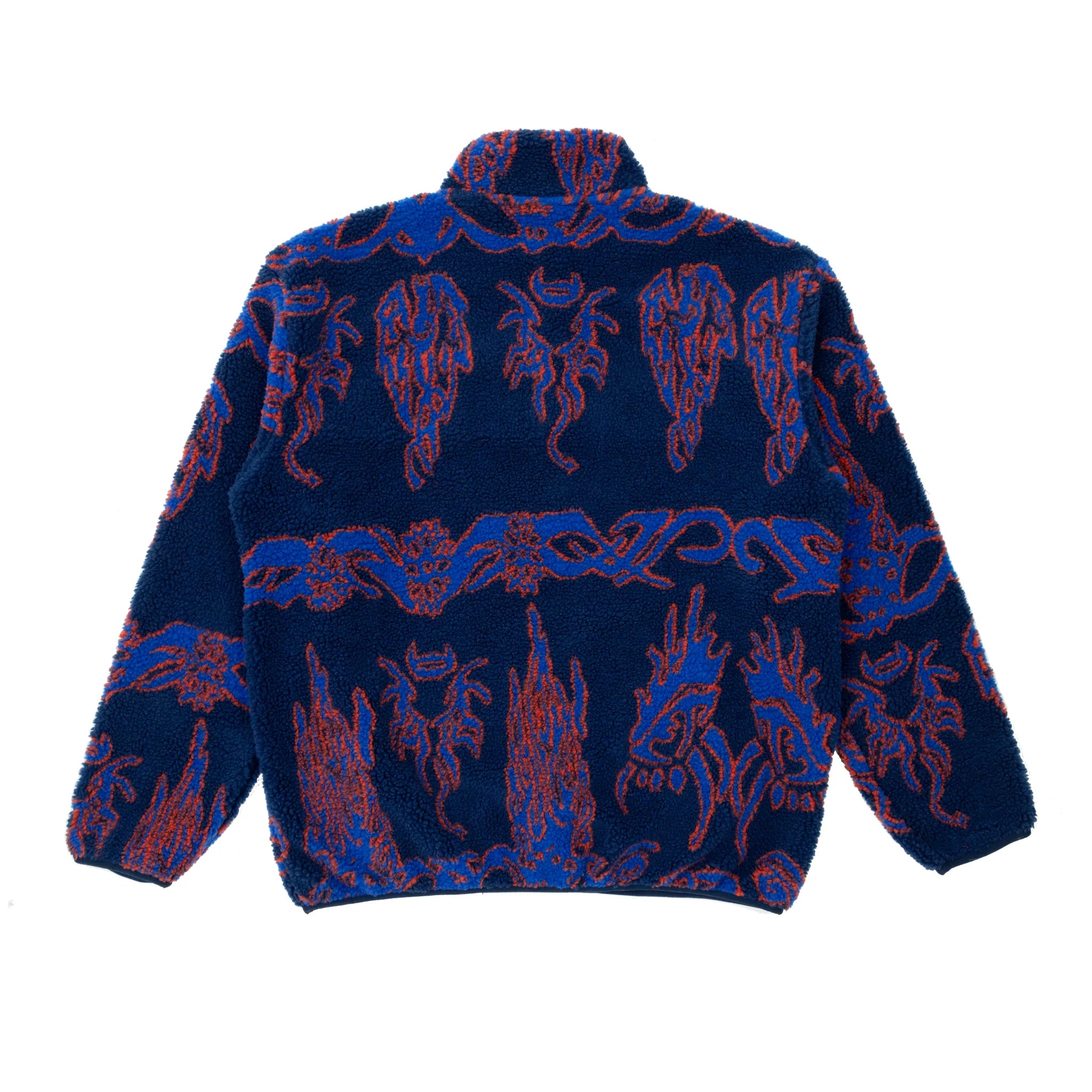 WKND Skateboards Temple Fleece Jacket 'Navy'