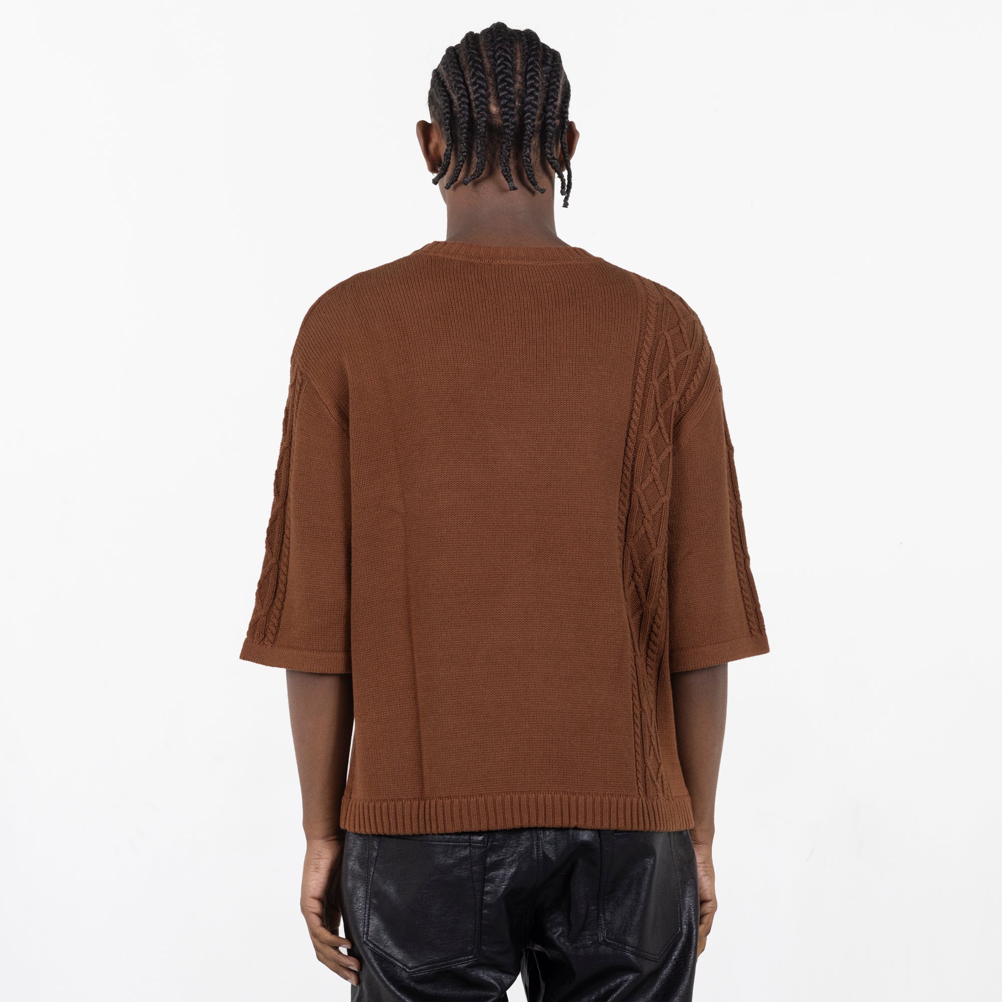 Pleasures Charlie Mock Neck Shirt 'Brown'