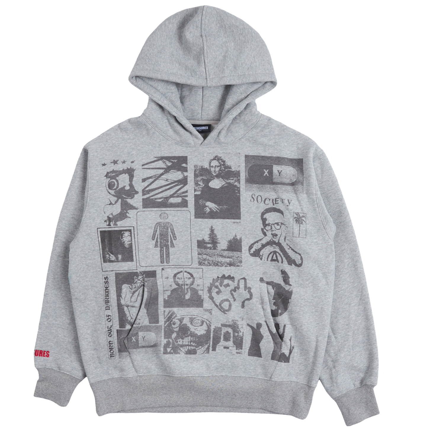Pleasures Choices Hoodie 'Grey'