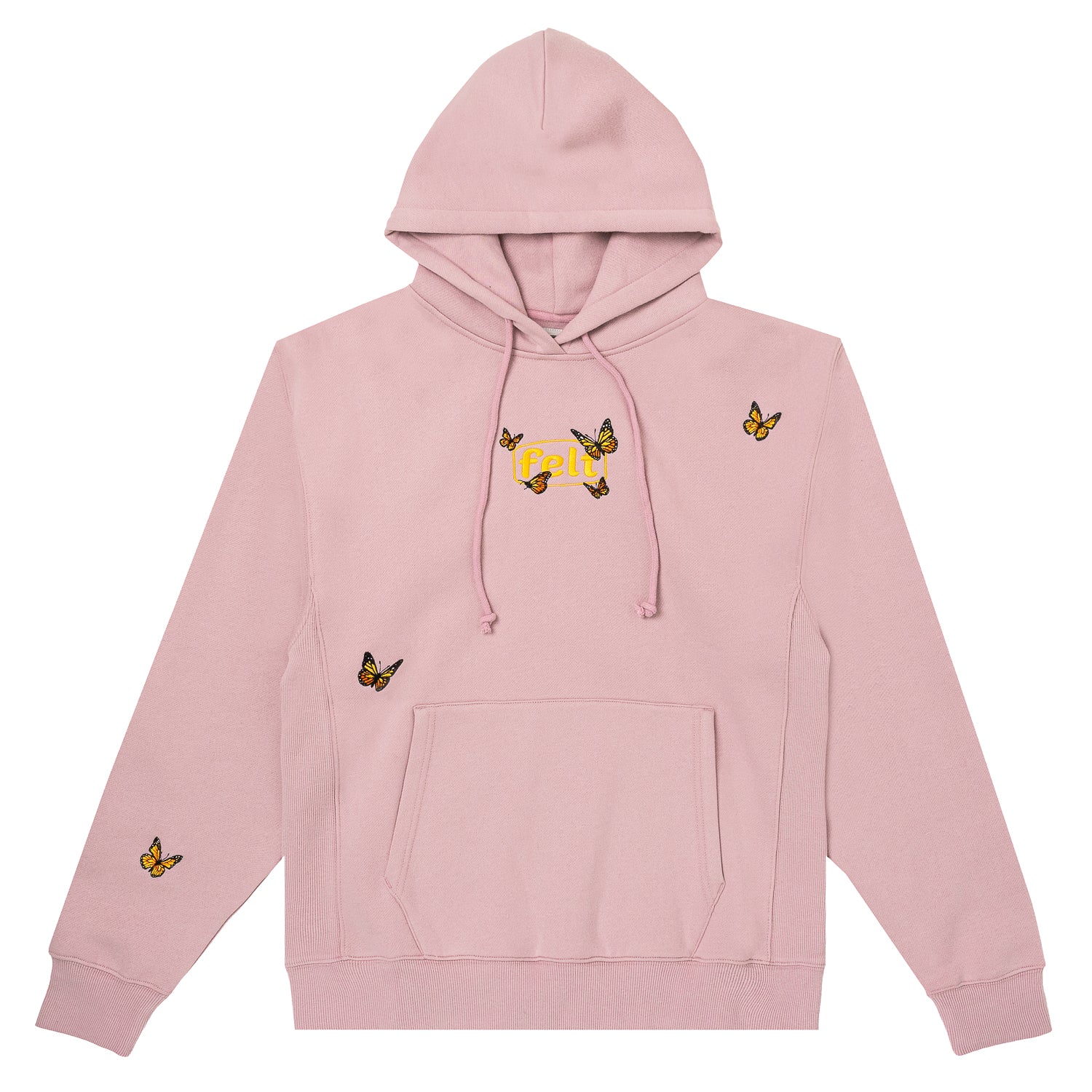 FELT Butterfly Fleece Hoodie 'Light Purple'