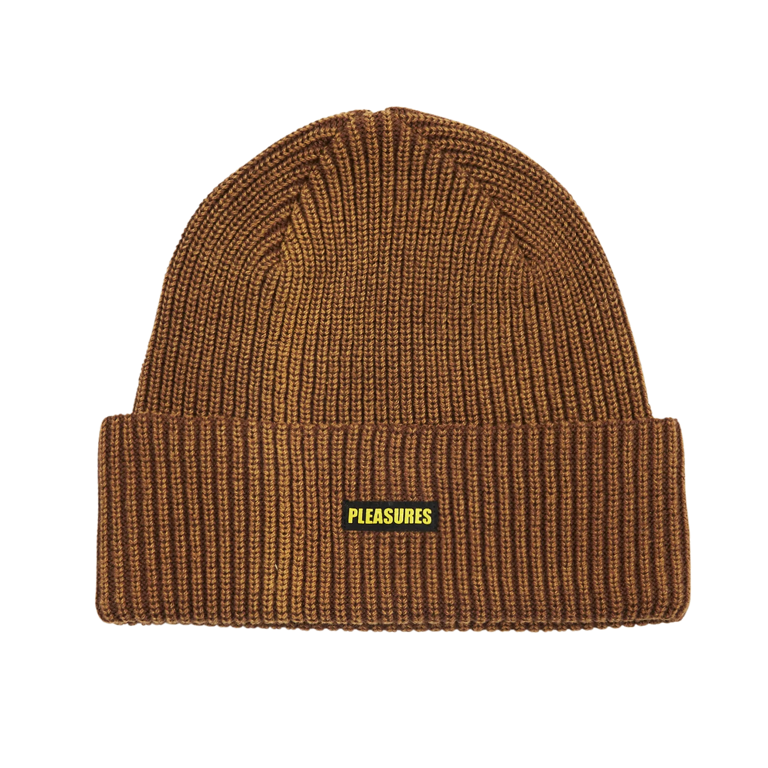 Pleasures Impact Logo Beanie 'Tan'