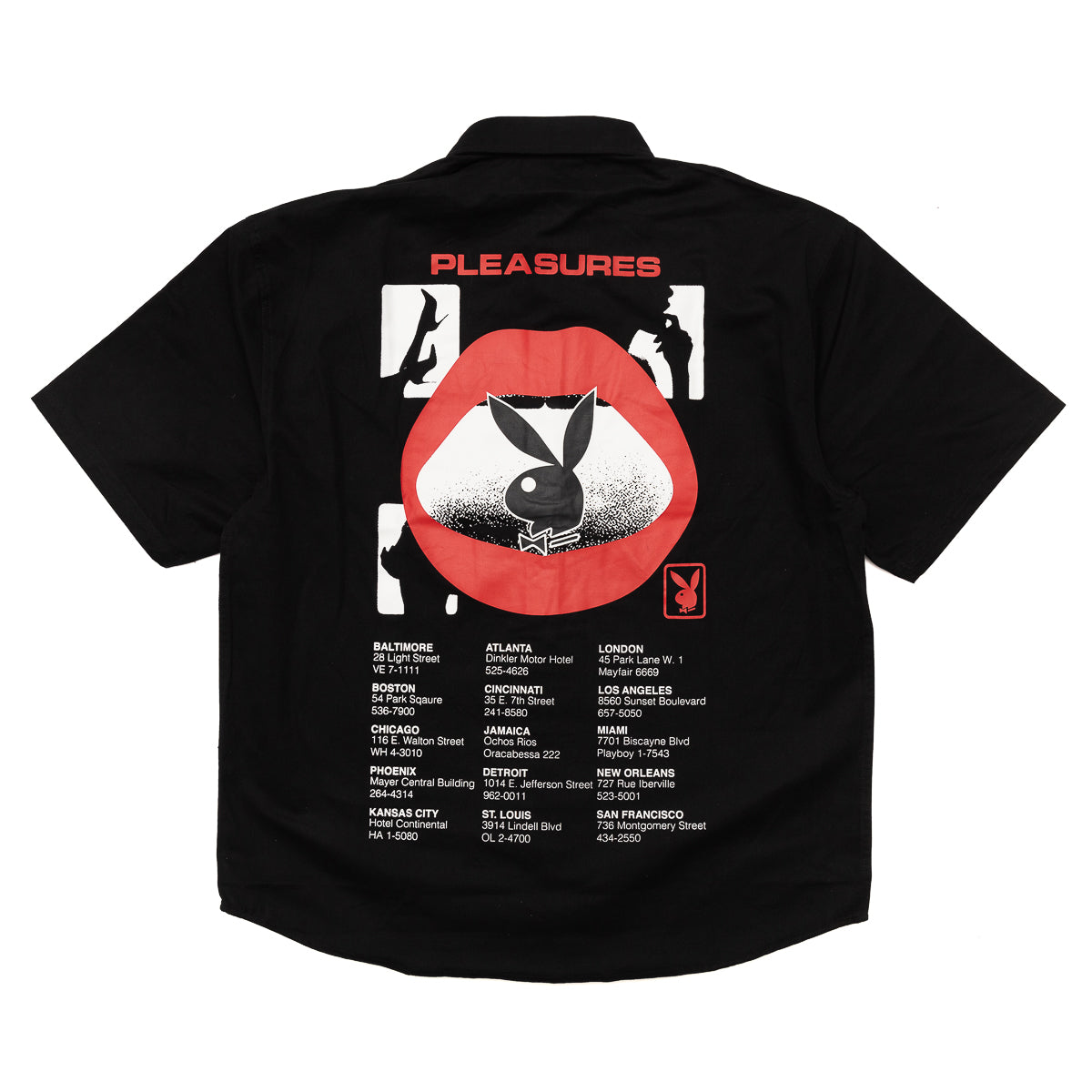 Pleasure x Playboy Film Crew Work Shirt 'Black'