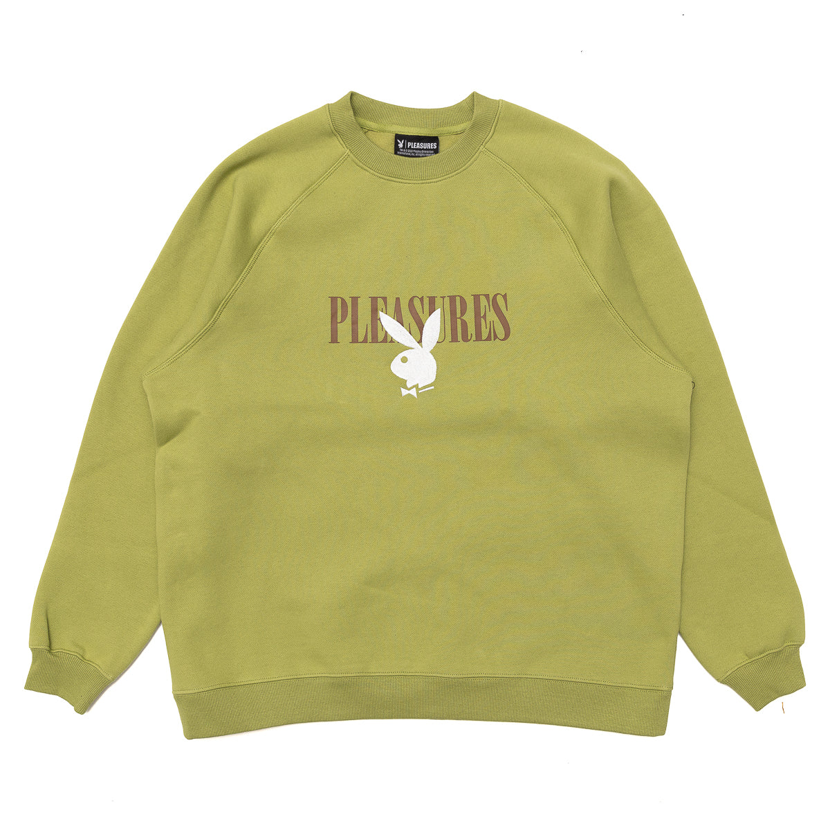 Pleasure x Playboy Bunny Logo Crewneck 'Green'