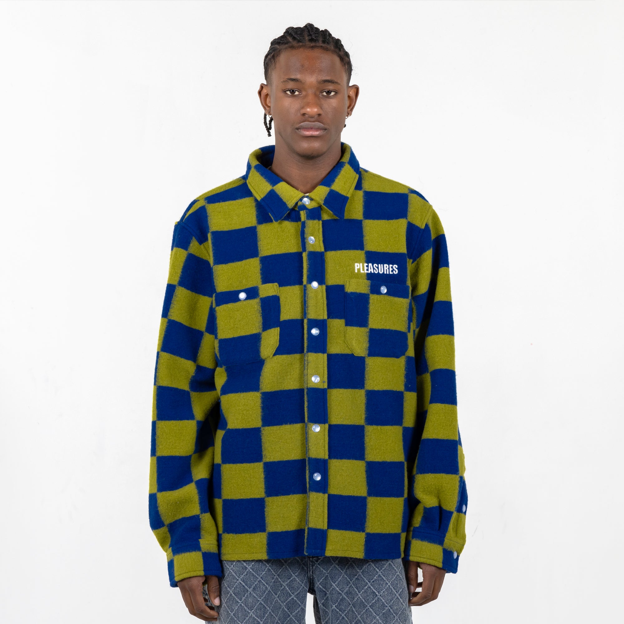 Pleasures Legume Long Sleeve Overshirt 'Multi'