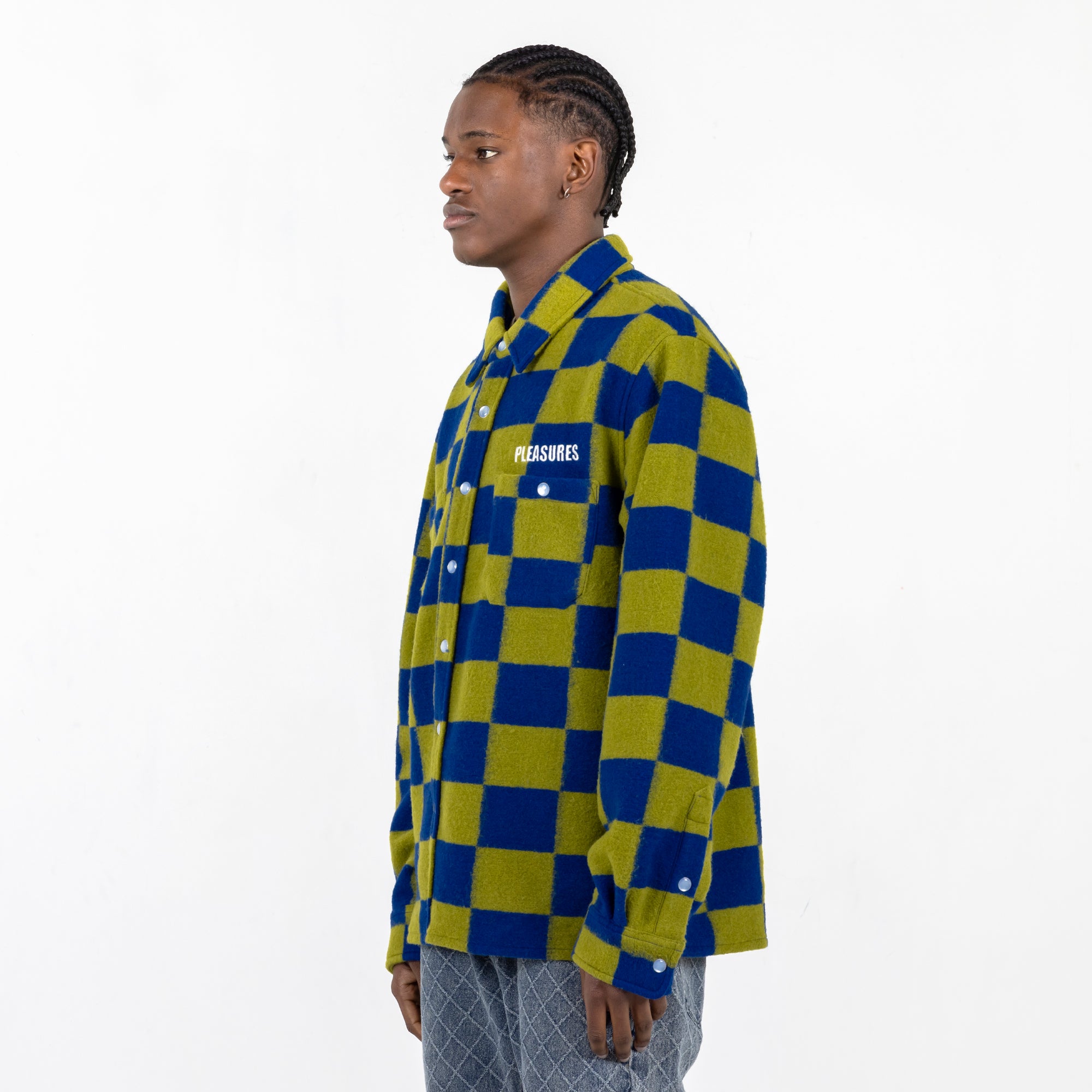 Pleasures Legume Long Sleeve Overshirt 'Multi'