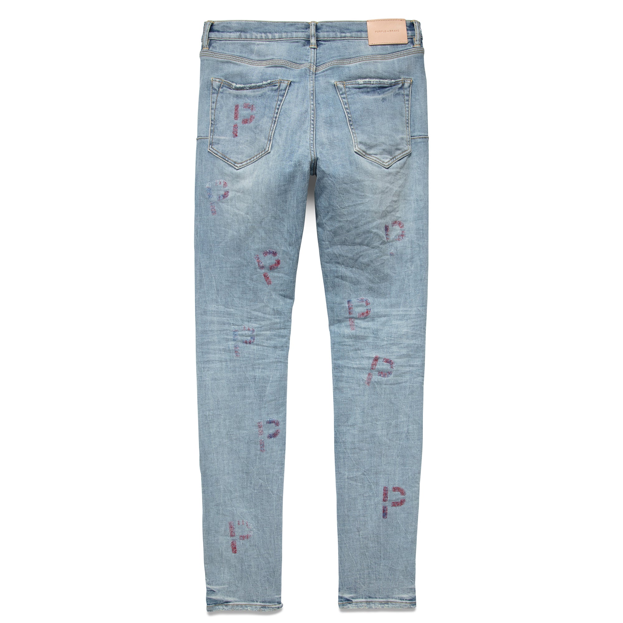 Purple Brand Light Indigo Embroidery Punch