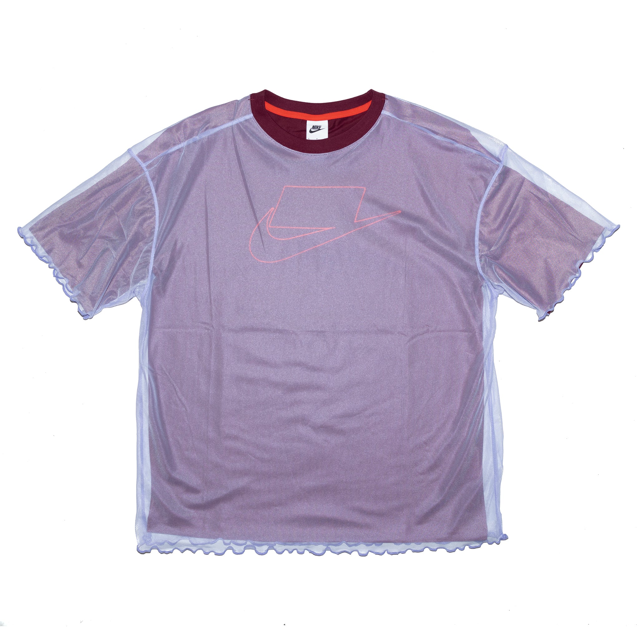 Women's Nike NSW Mesh T-Shirt 'Purple Pulse'